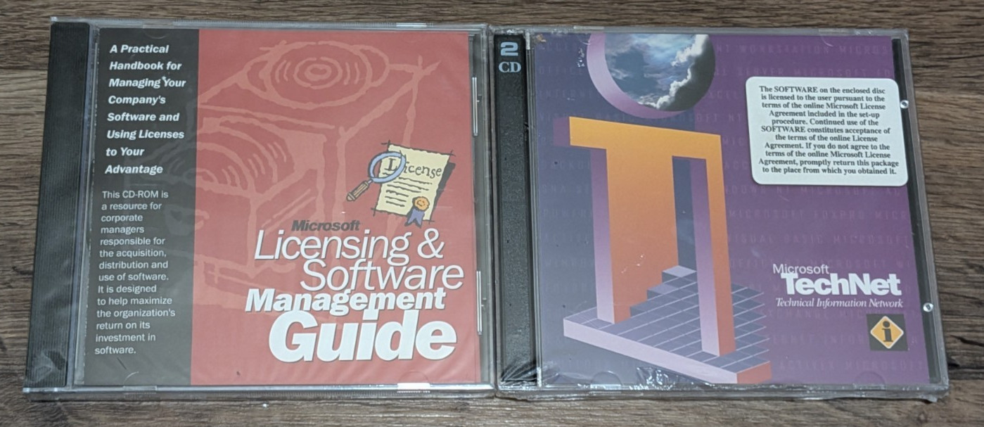 (LOT OF 14) *VINTAGE* MICROSOFT SOFTWARE Windows Server Network Corporate *RARE*