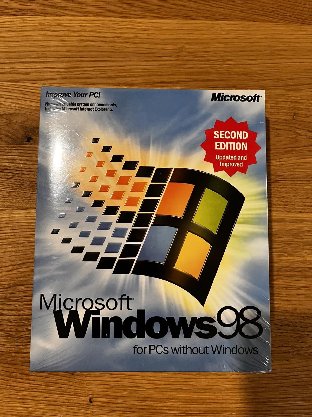 SEALED Microsoft Windows 98 SE Second Edition Full Edition Refresh 2 Intl. Win98