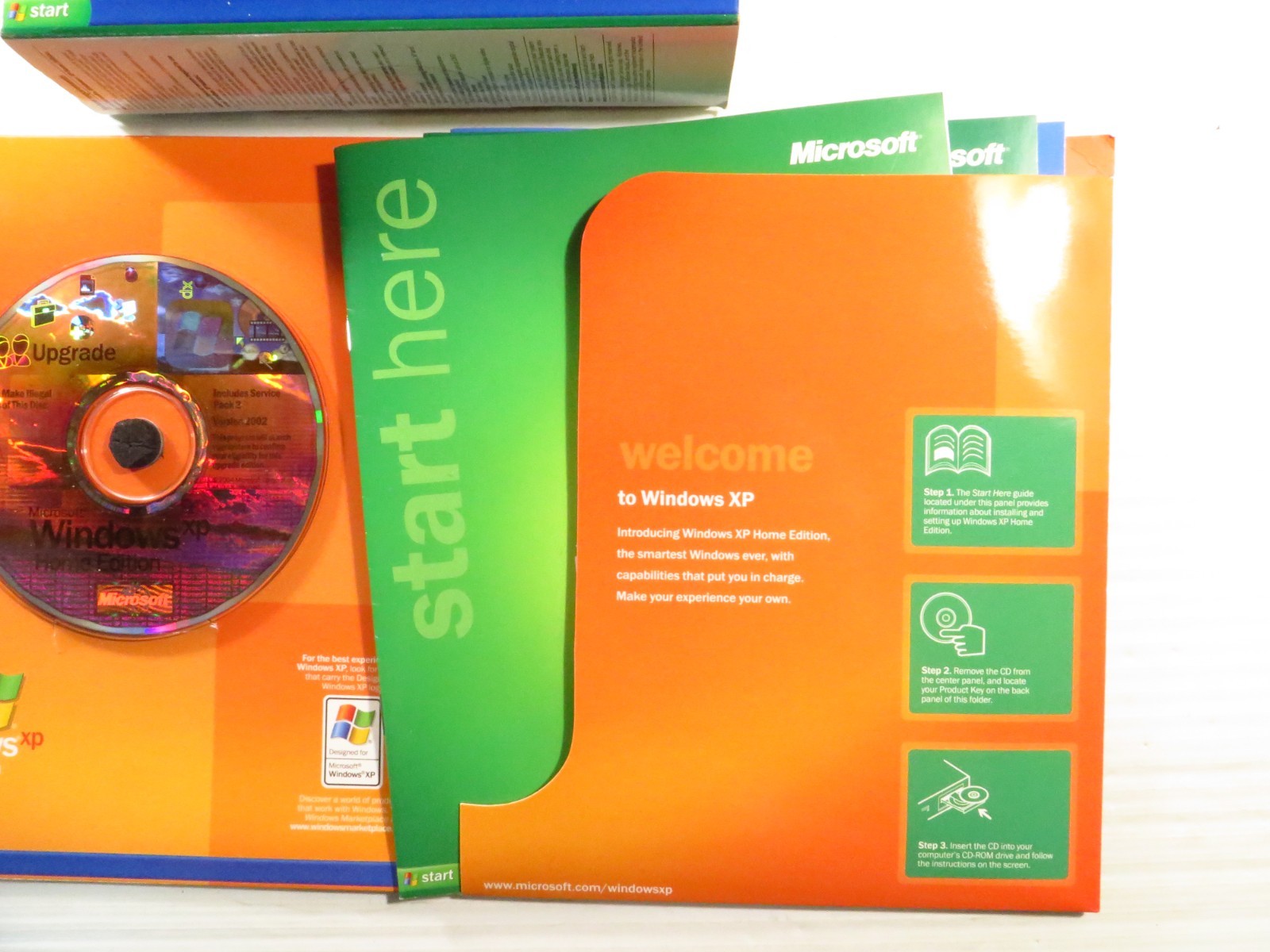 MICROSOFT WINDOWS XP HOME UPGRADE VERSION FOR 98/98SE/ME