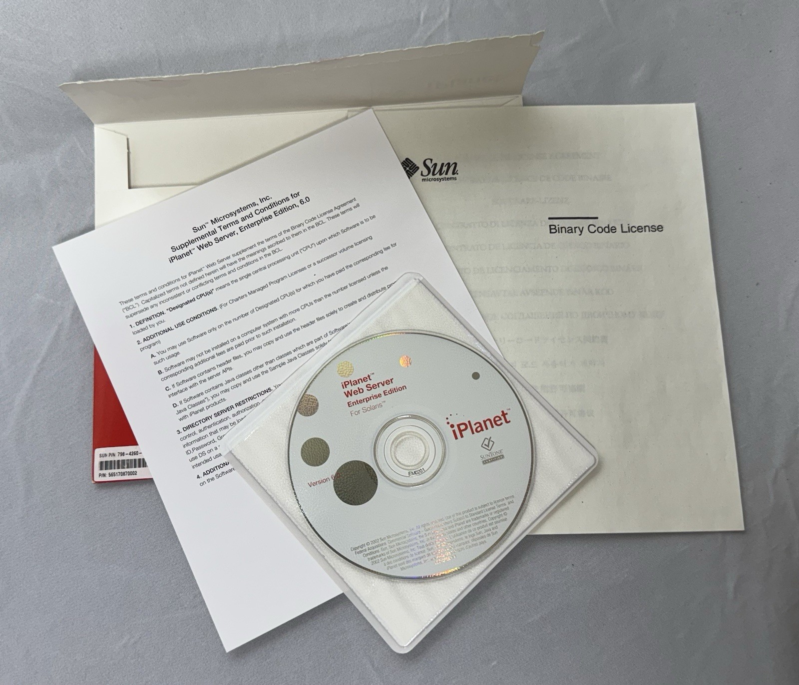 Sun Microsystems iPlanet Web Server Enterprise Edition 6.0 – Sun Fire V Series