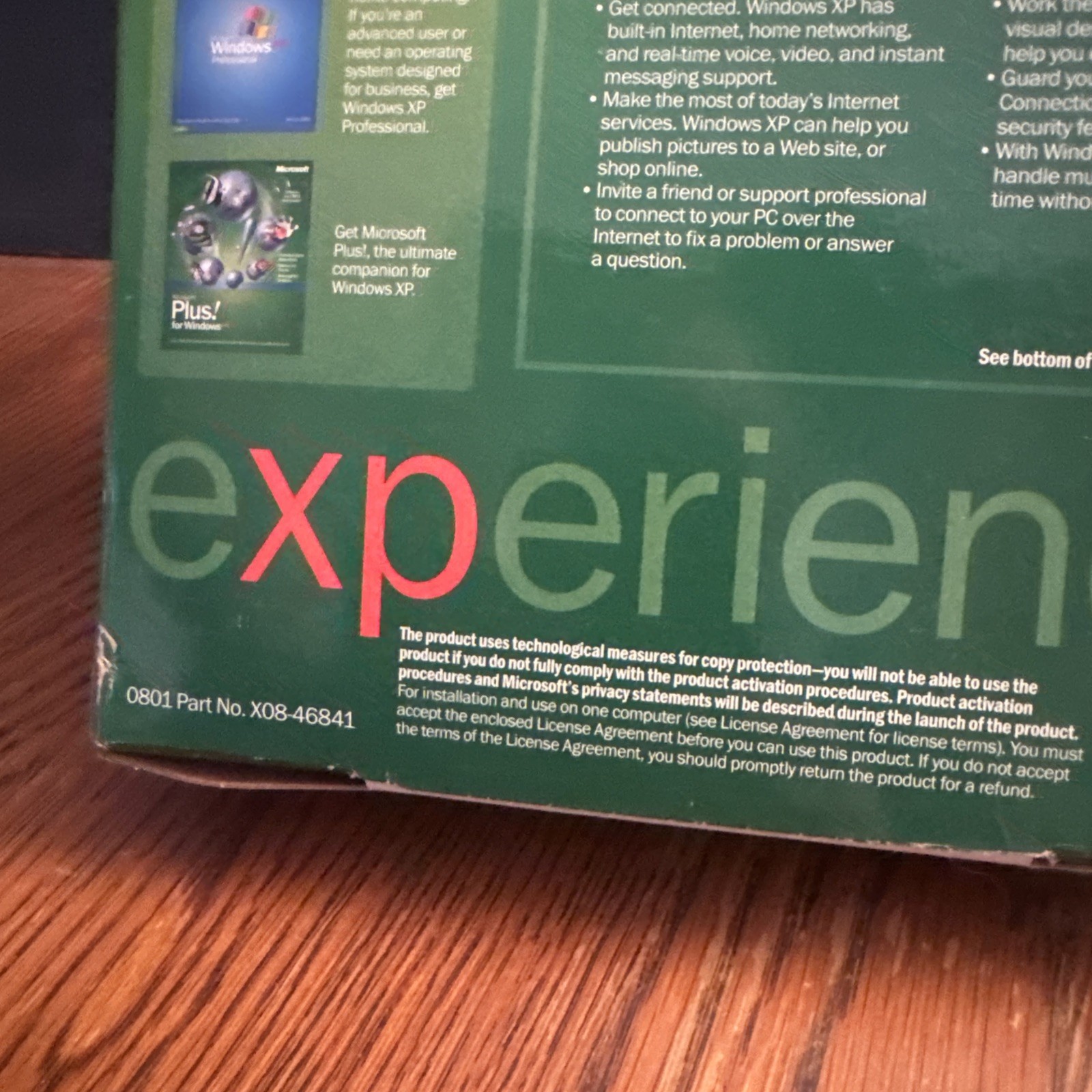 Vintage 2002 Microsoft Windows XP Home Edition Upgrade CD SP1 Retail Box USA