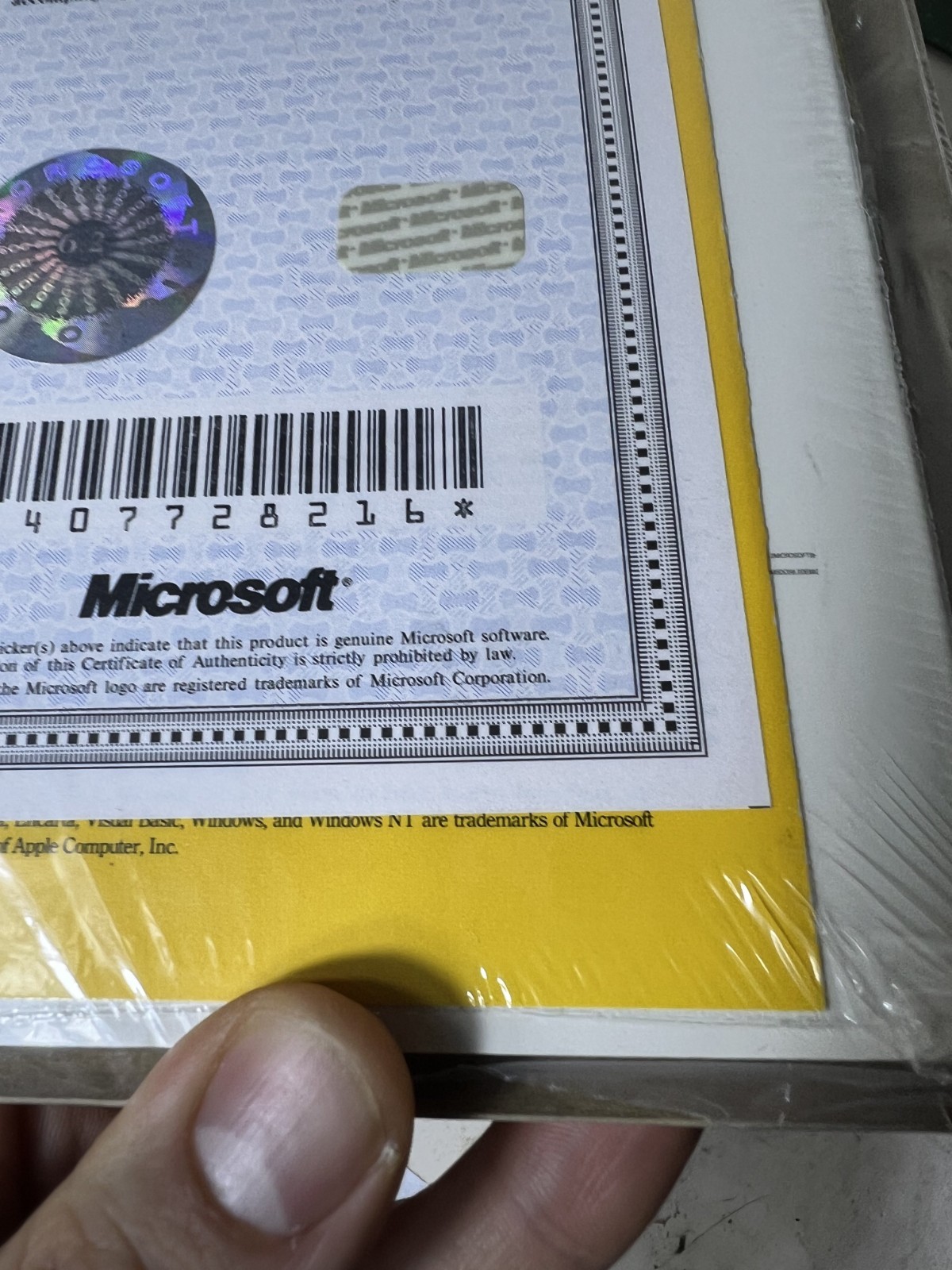 Microsoft© MS-DOS® 6.2 w/COA User’s Guide and 3.5″ Diskettes NEW UNOPENED SEALED