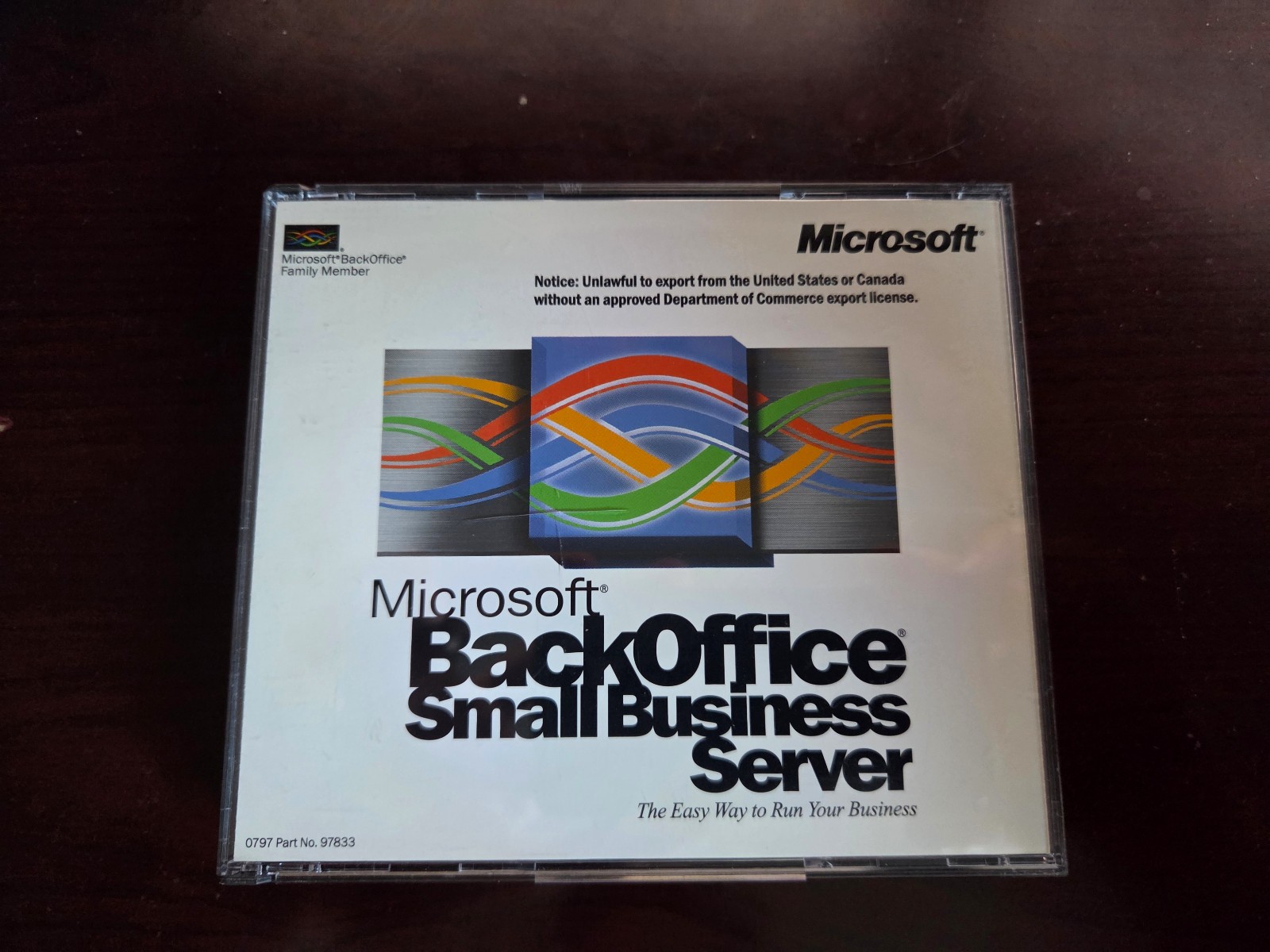 Microsoft BackOffice Small Business Server 4.0 software w/ key 1997 Windows OS