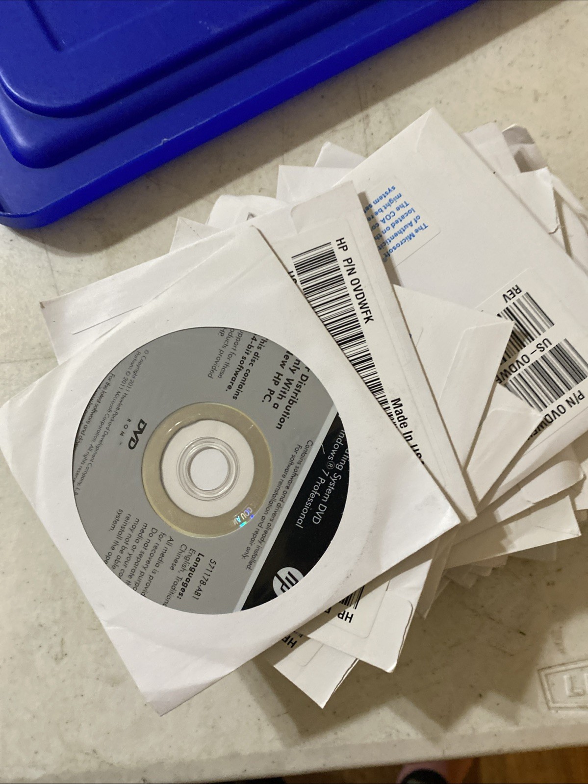 HP Driver Recovery Windows 7 Professional 2011 64bit – SEALED!!!