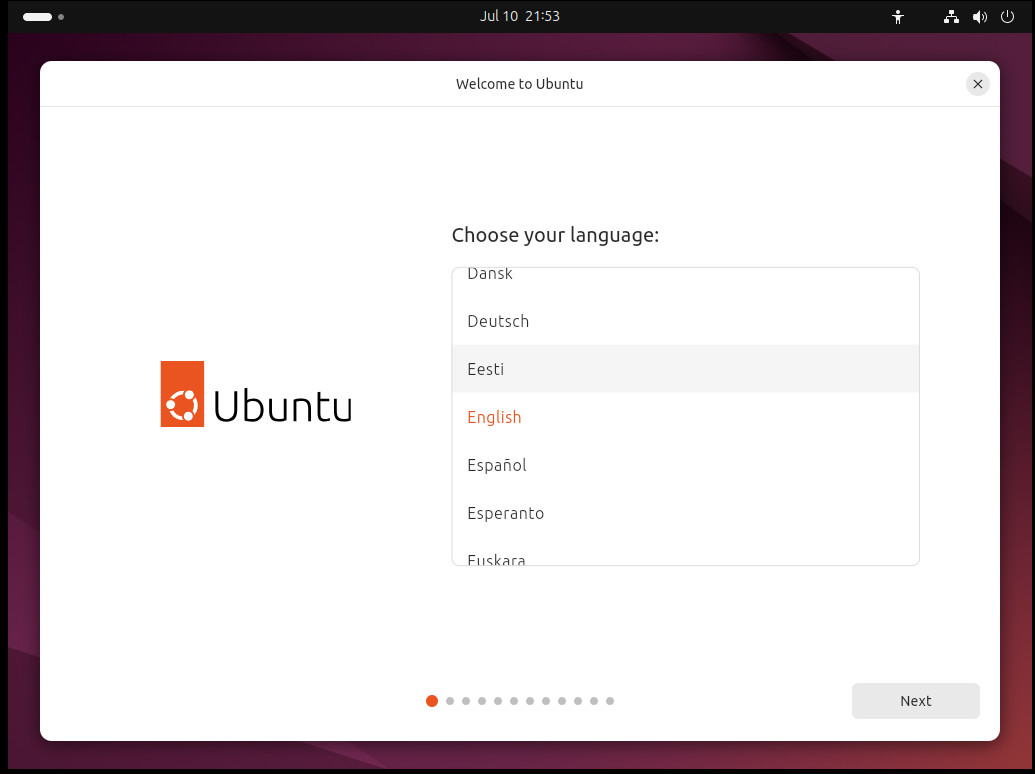 Debian Linux based distributions 40GB portable SSD