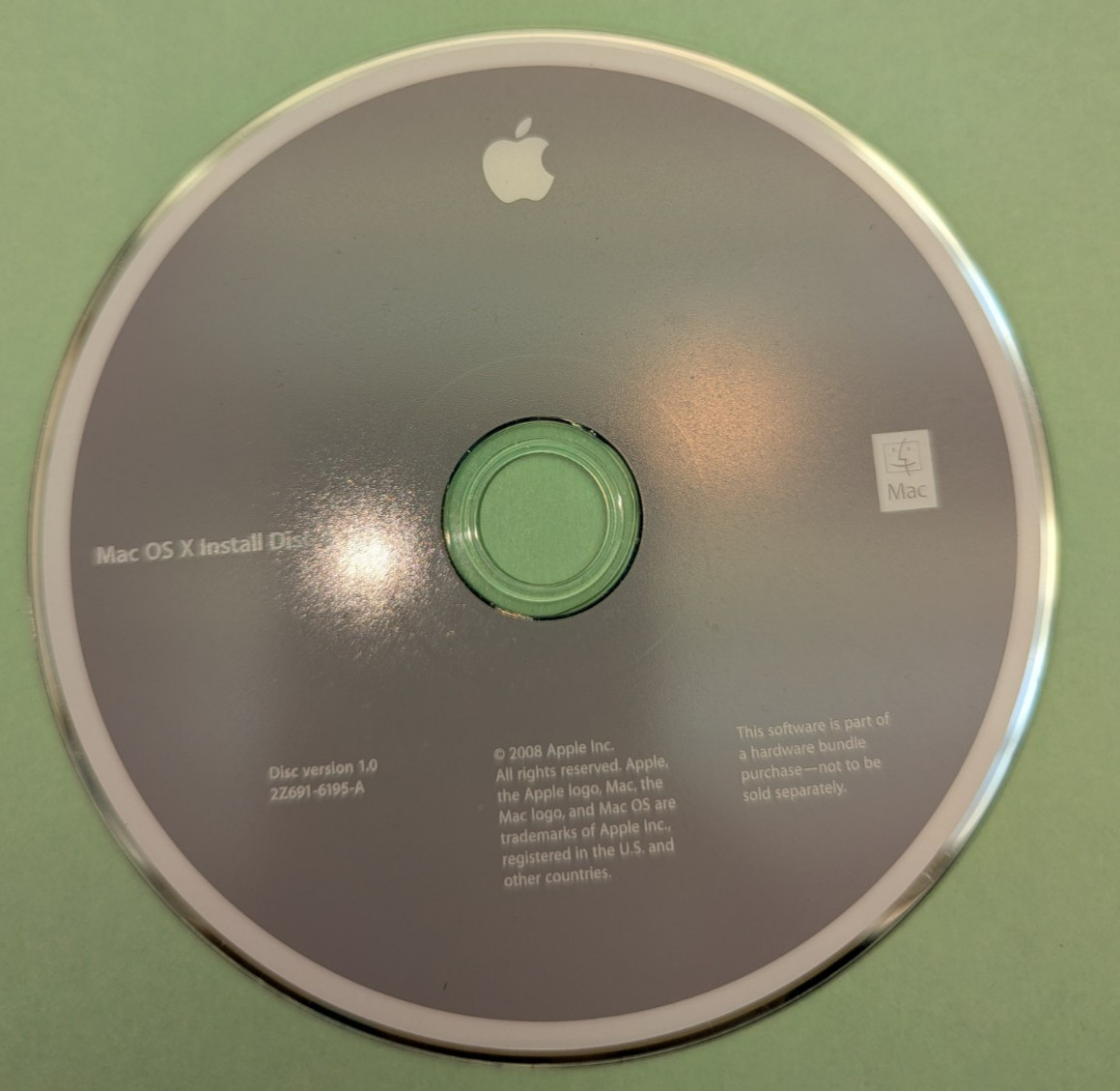 2008 Mac Computers OS X Install Discs