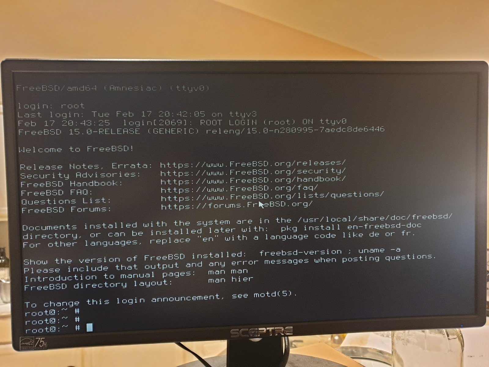 FreeBSD V15.0, 64-bit, Unix-like OS, Bootable Live and Install USB Flash Drive