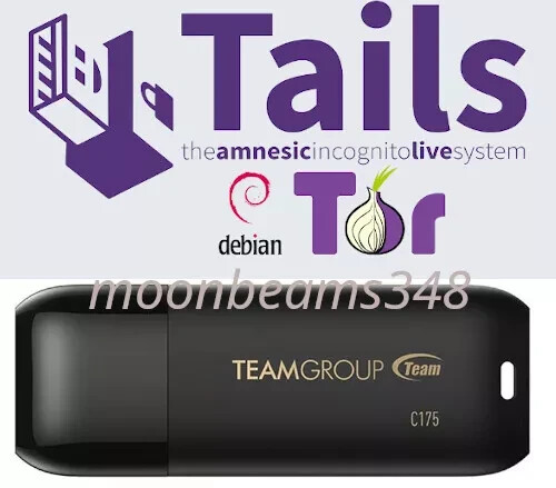 Tails Linux 6.11 32 Gb USB 3.2 Drive Safe Fast Secure Live Bootable Anonymous