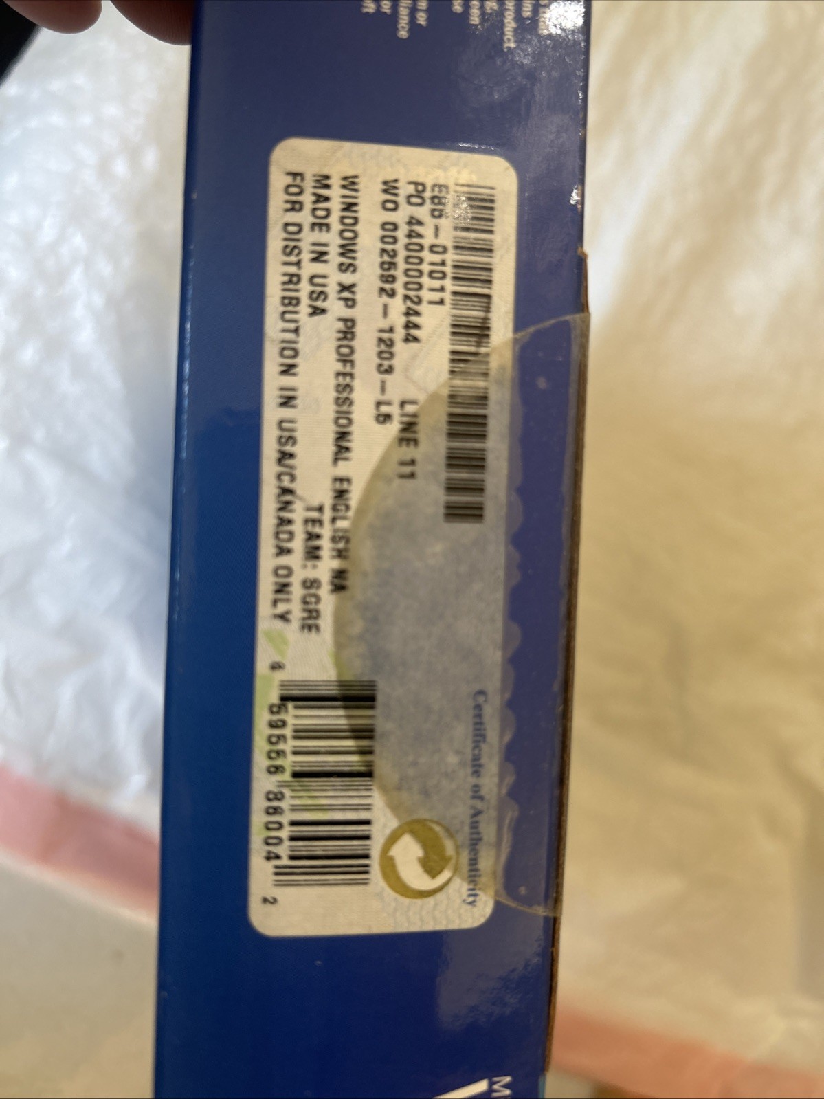 Microsoft Windows XP Professional 2002 Big Box sealed