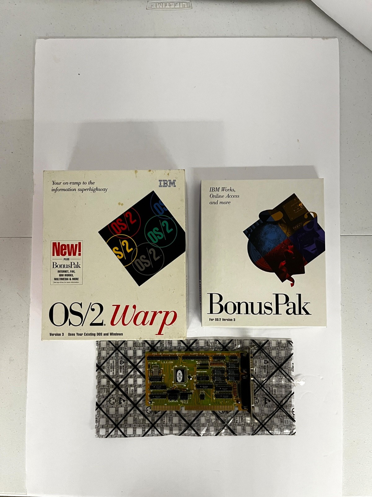 Vintage IBM OS/2 Warp Upgrade/Installation Package vs3. Also Includes Bonus Pac.
