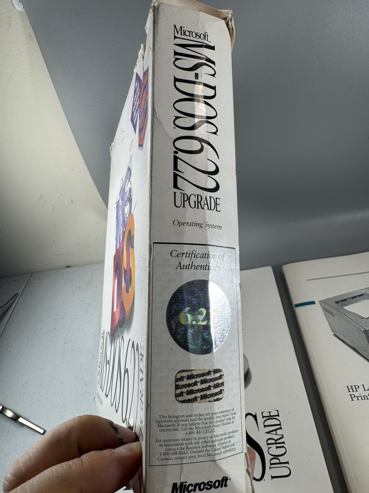 Microsoft MS-DOS 6.22 Upgrade (1994) 3.5” Disks + Manuals – Open Box