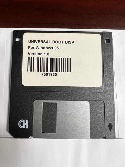 Microsoft Windows 95 3 1/2 disk – BOOT 