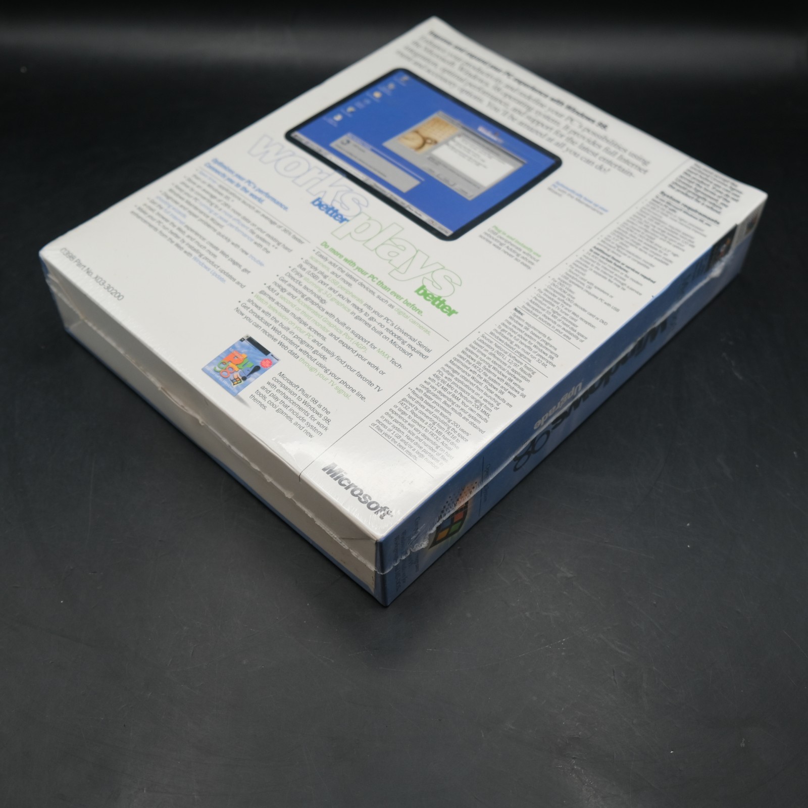 NEW MINT Microsoft Windows 98 Upgrade (New Version) Factory Sealed