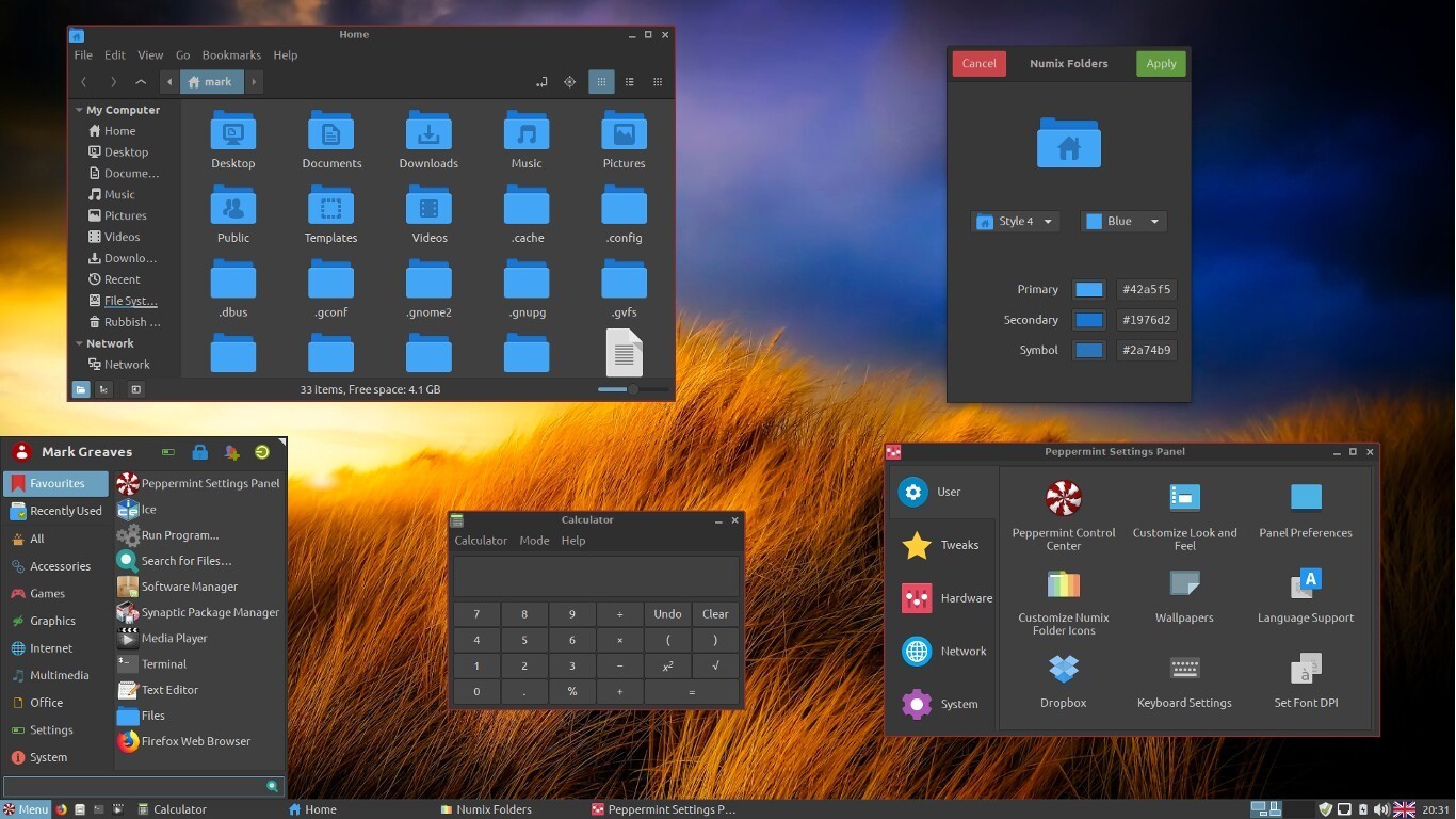 Peppermint OS Flagship 64-Bit (Debian Base) Fully Loaded Version Bootable DVD