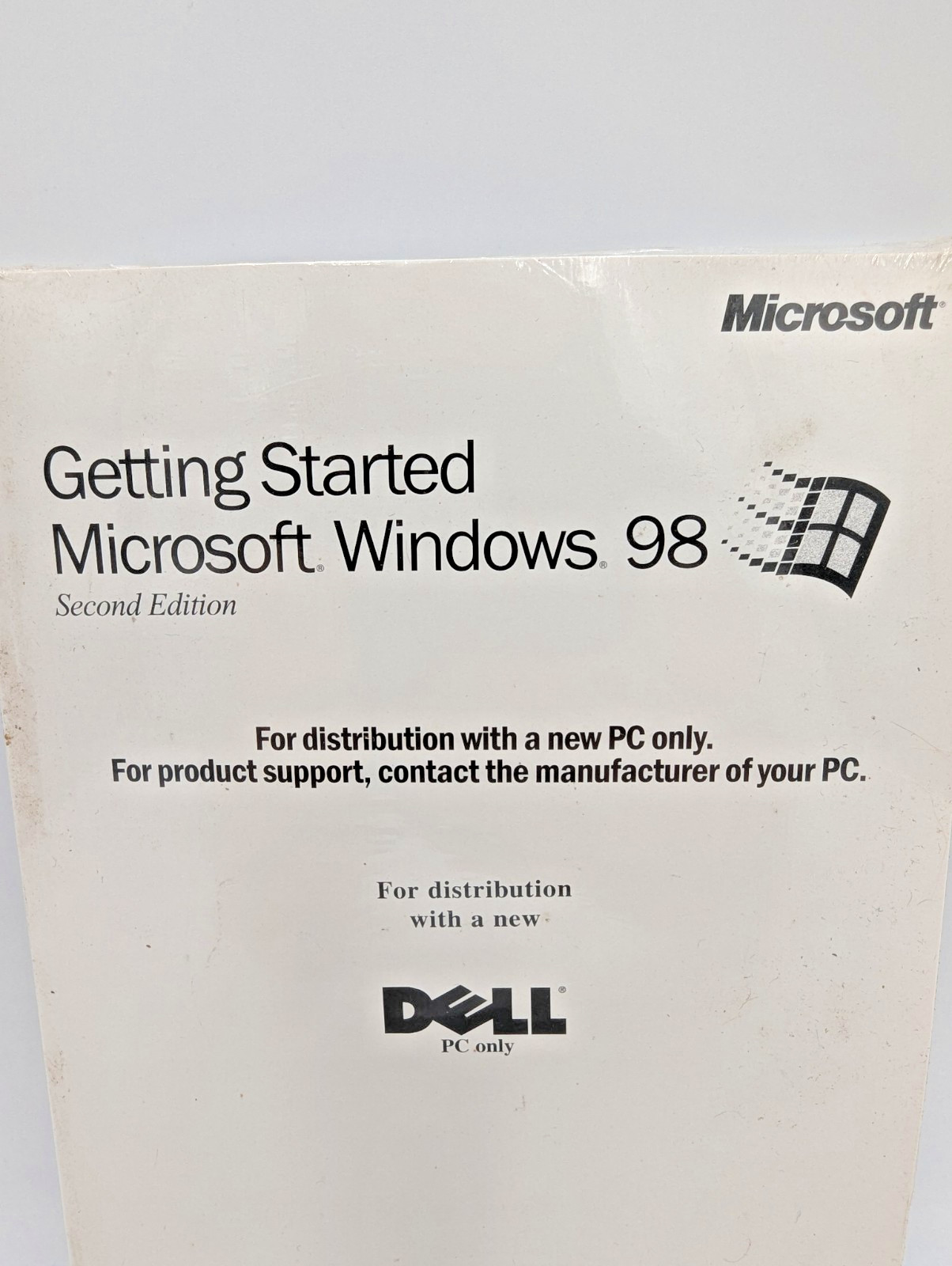 Getting Started Microsoft Windows 98 Second Edition for Dell PC – CD & Booklet