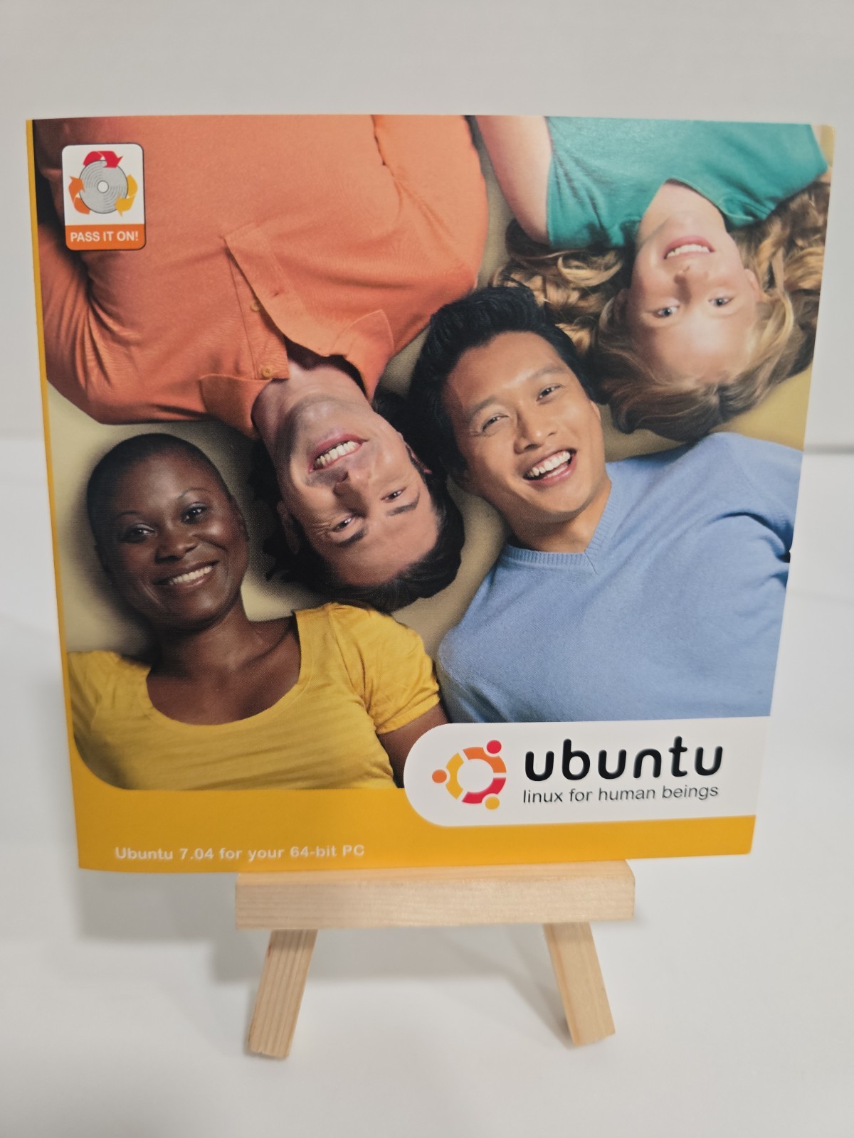 🔥 RARE Ubuntu Linux 7.04 PC Edition Vintage Linux for Human Beings TESTED MINT