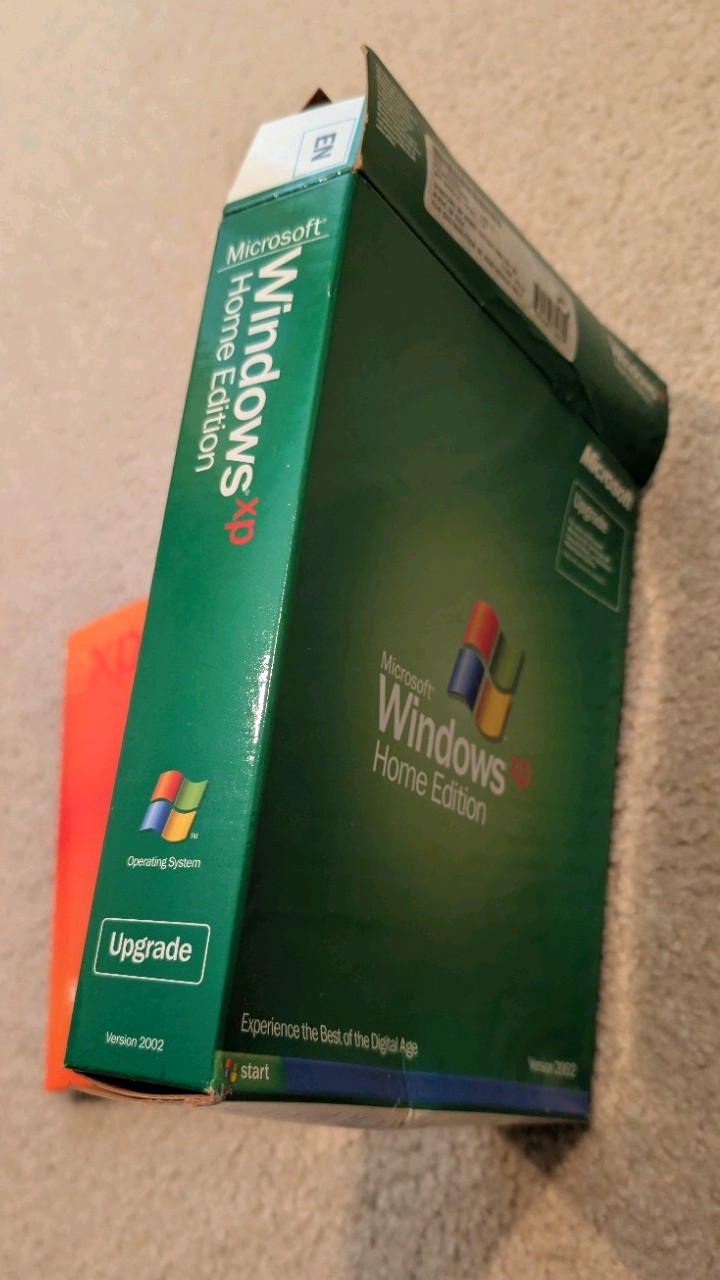 Windows XP Home Edition Upgrade 2002 with Product Key and Disc Complete