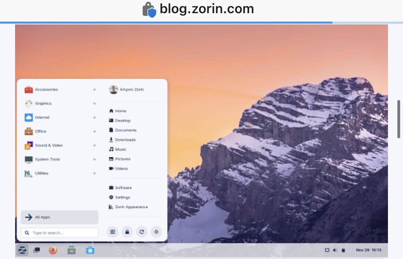 linux zorin core 17.3 AMD64 for Intel or AMD USB Canada only 4GB USB key