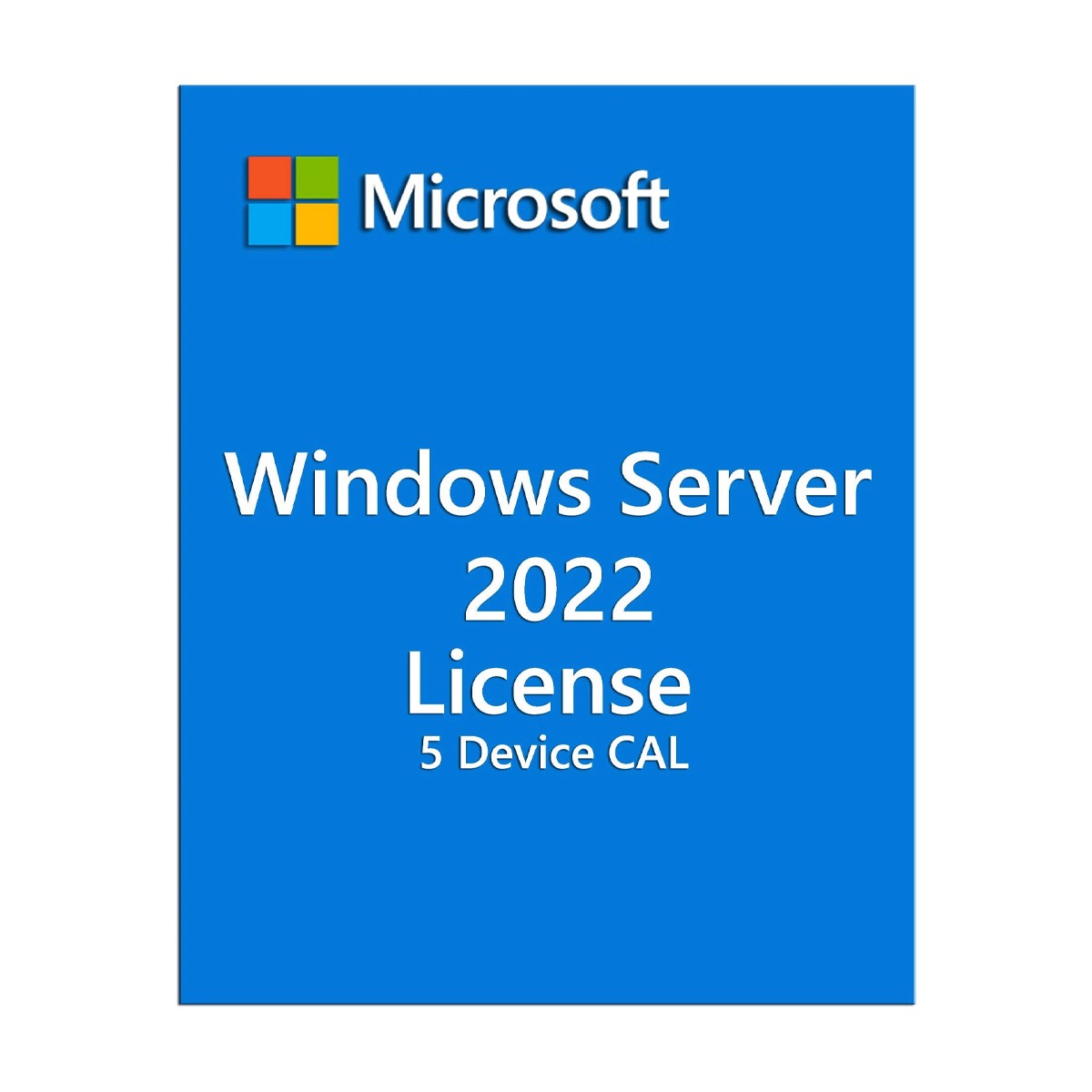 Microsoft Windows Server 2022 License, 5 Device CALs