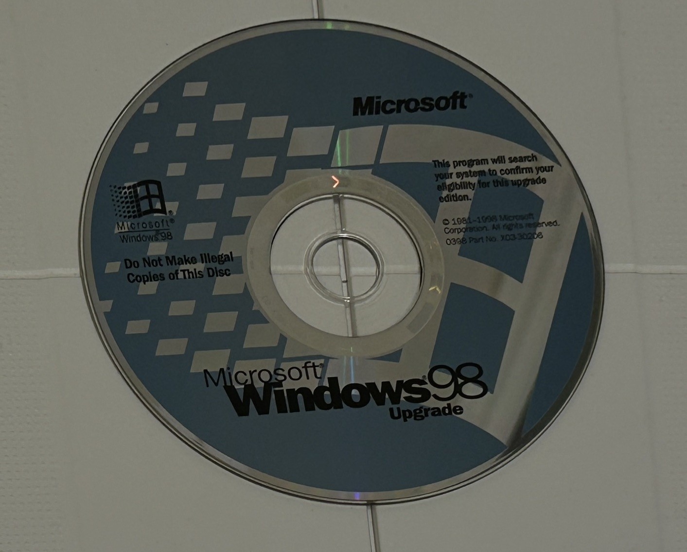 Microsoft Windows 98 Upgrade CD-ROM