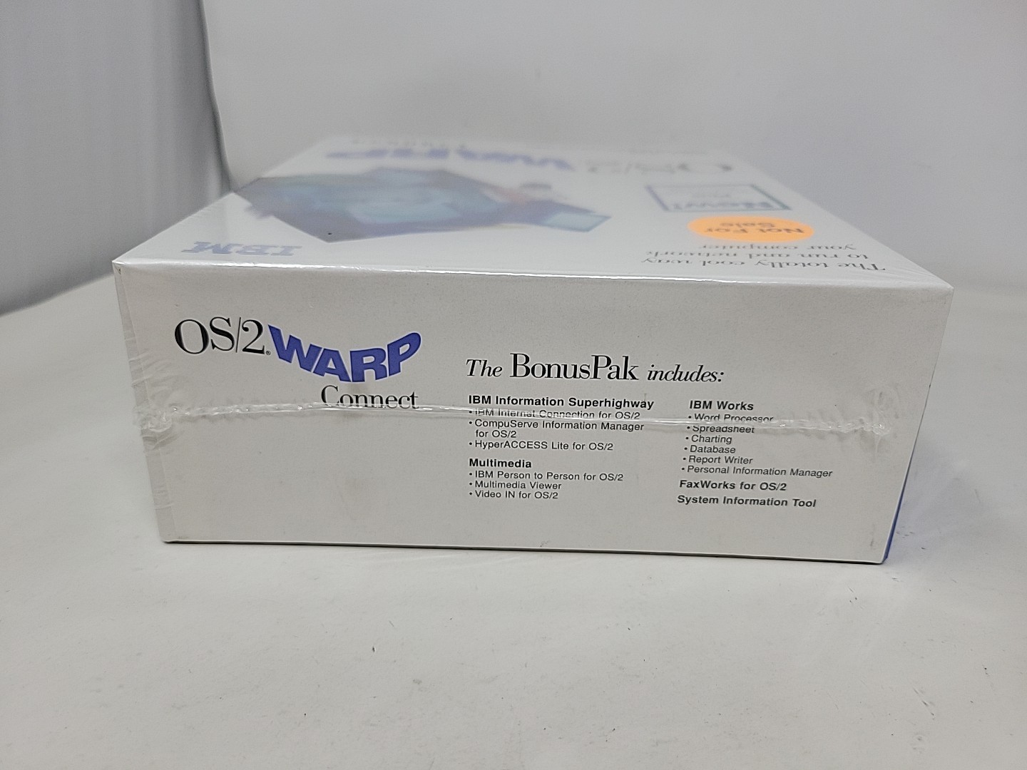 *NEW SEALED* IBM OS/2 Warp Connect Version 3 CD-Rom Vintage Computer Software
