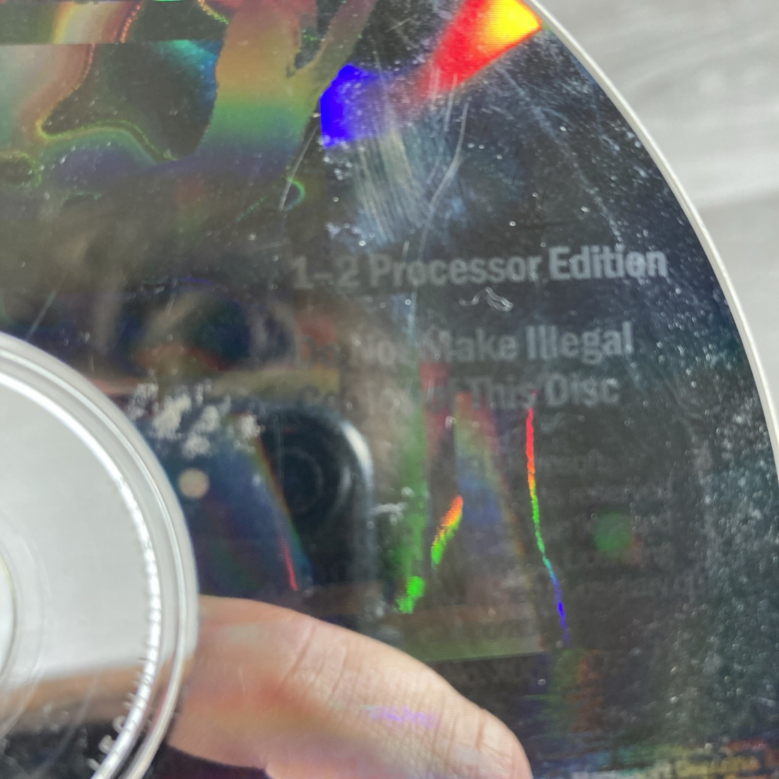 Microsoft Windows 2000 Professional CD Disc *NO KEY* 1-2 Processor Edition