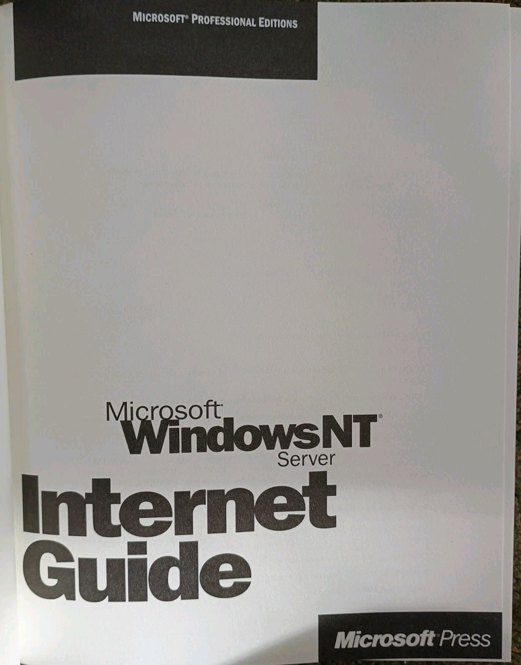 Microsoft Windows NT Server 4.0 Sealed CD w/ Client Access Licenses