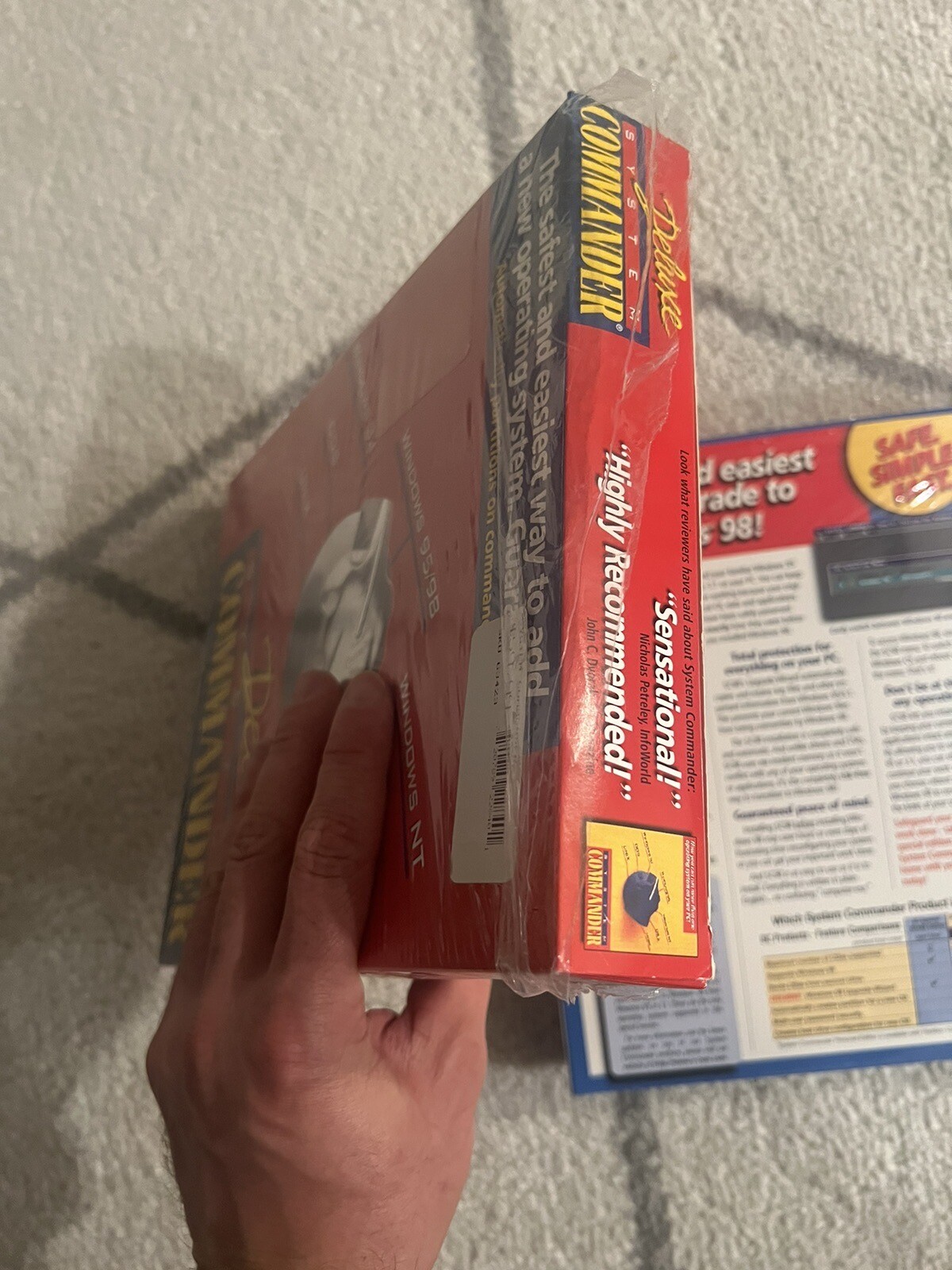 SYSTEM COMMANDER SPECIAL EDITION FOR WINDOWS 98 AND DELUX (missing) READ ALL!