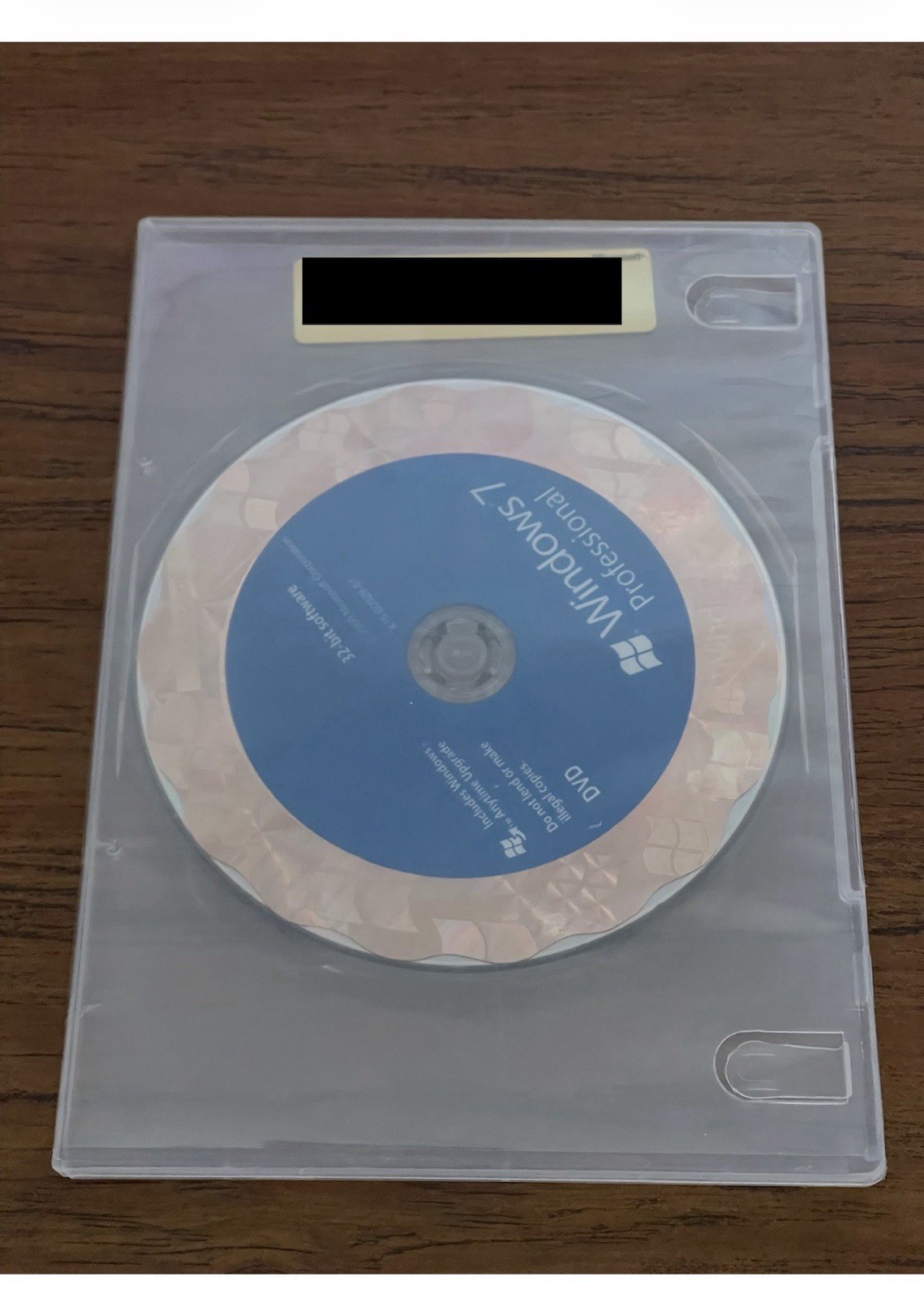 Windows 7 Professional 32 Bit & Product Key