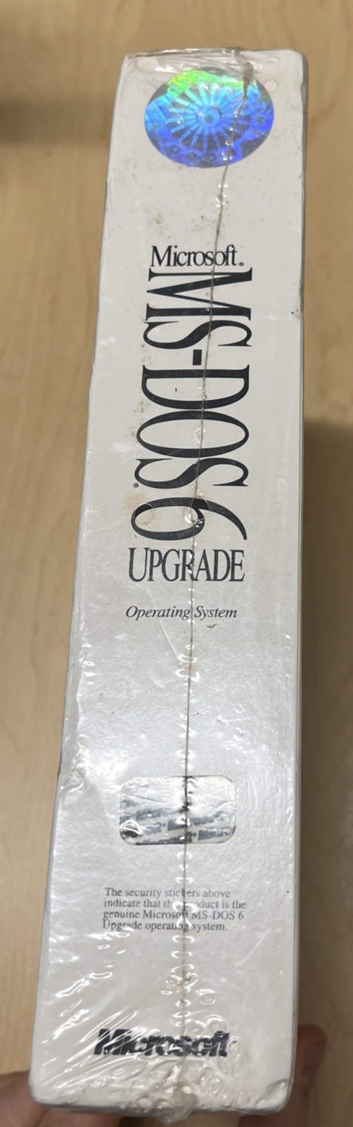 SEALED Microsoft MS DOS 6 Upgrade 5.25 Floppy Disc Operating System
