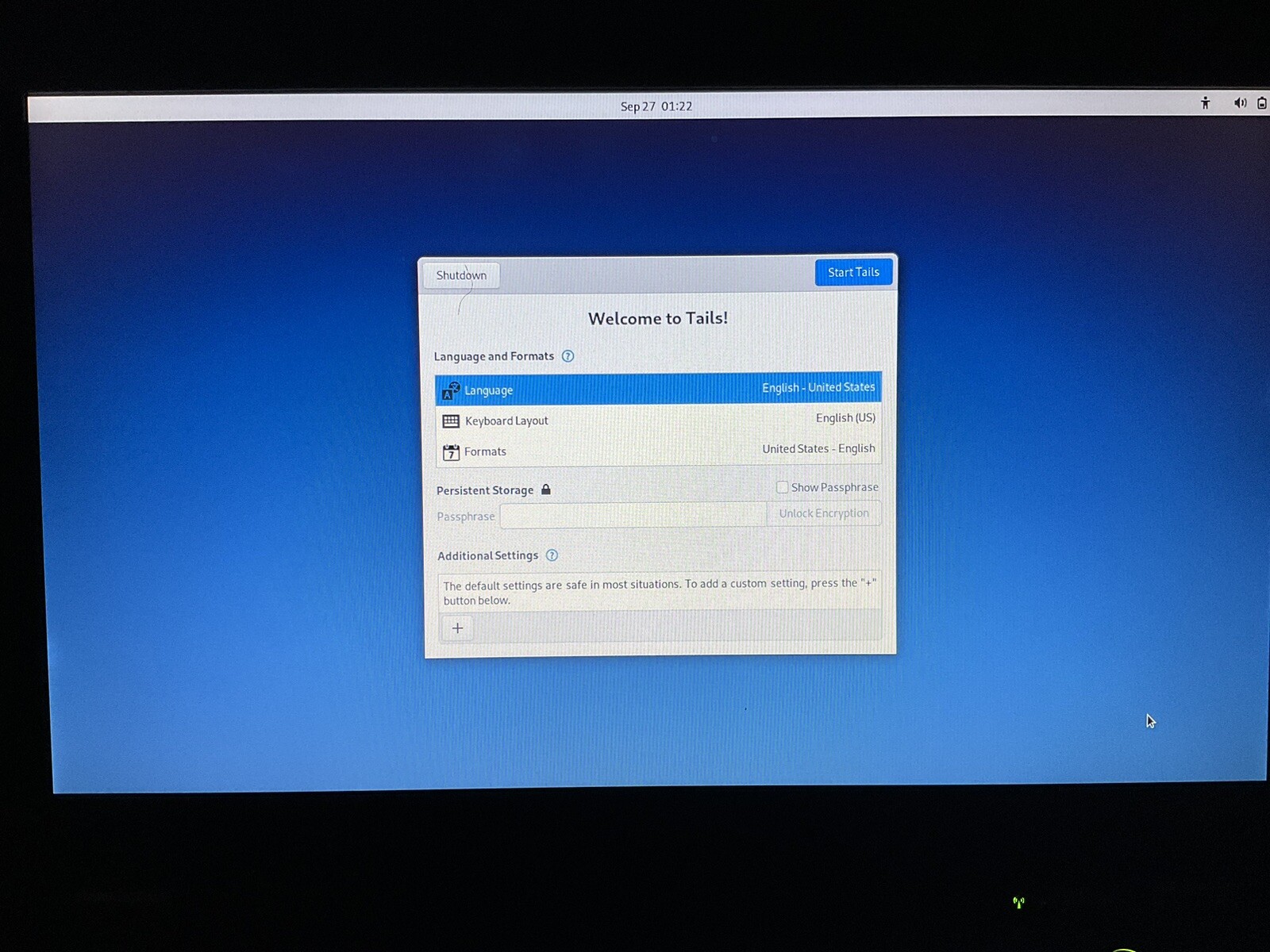 Tails Linux :: Incognito Live System :: Bootable USB. Tor TECH SUPPORT INCLUDED