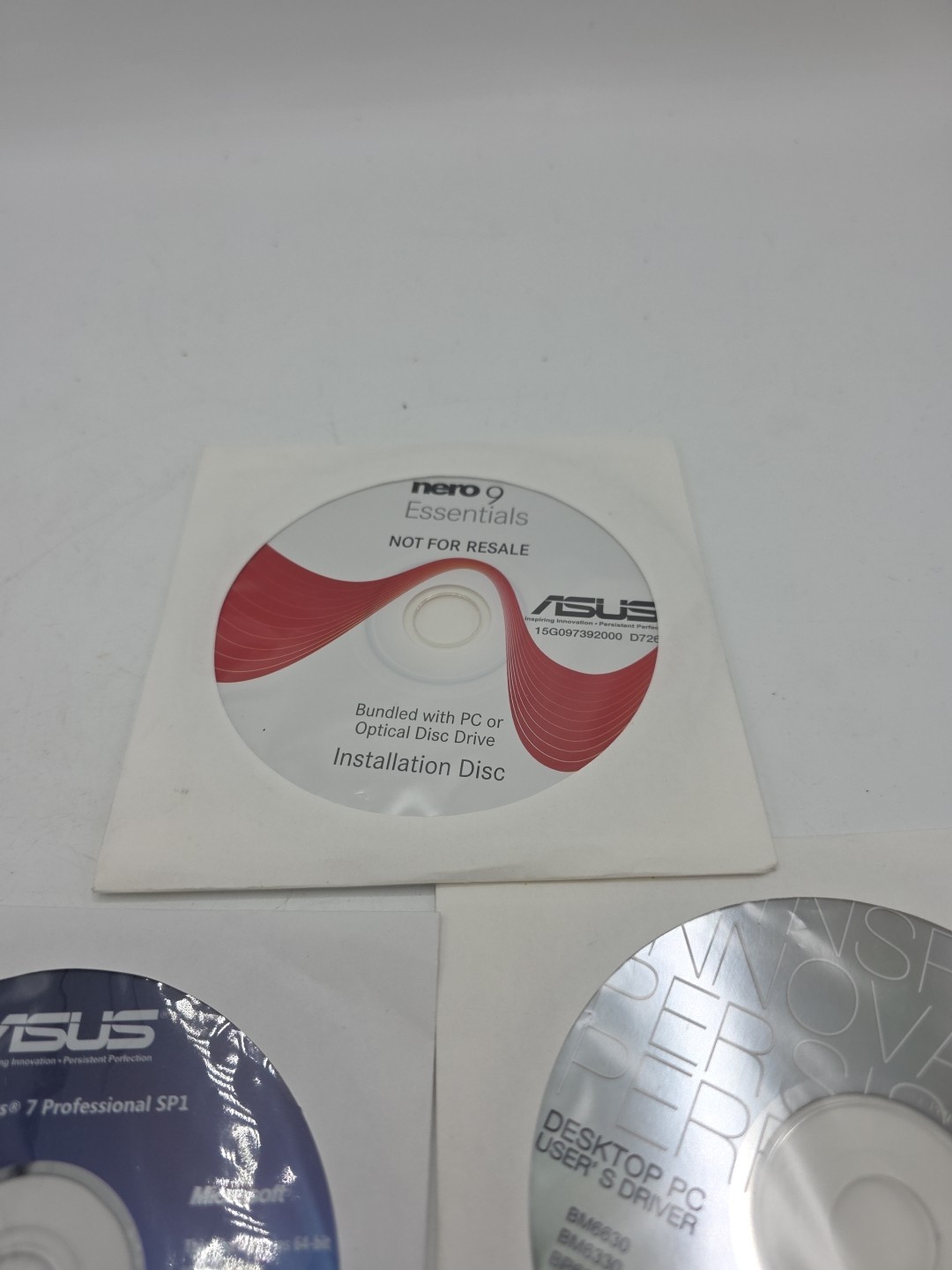 BLACK 9 Essentials + ASUS WIN 7 SP1 RECOVERY + PC DRIVER BM6630 BM6330 BM6230