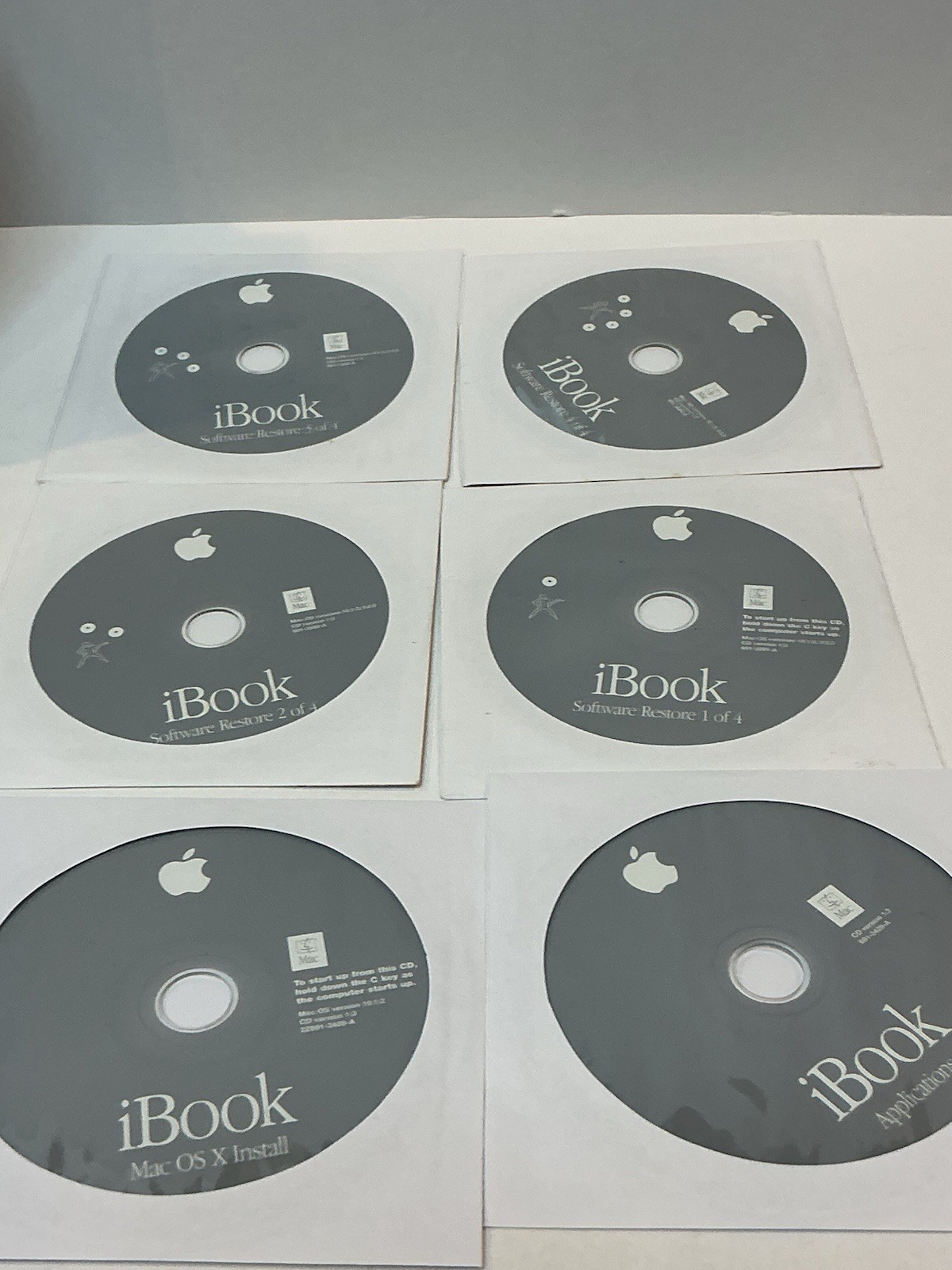 Apple iMac OS X Install Disks ver. 10.1.2 + Applications+iMac Software Restore