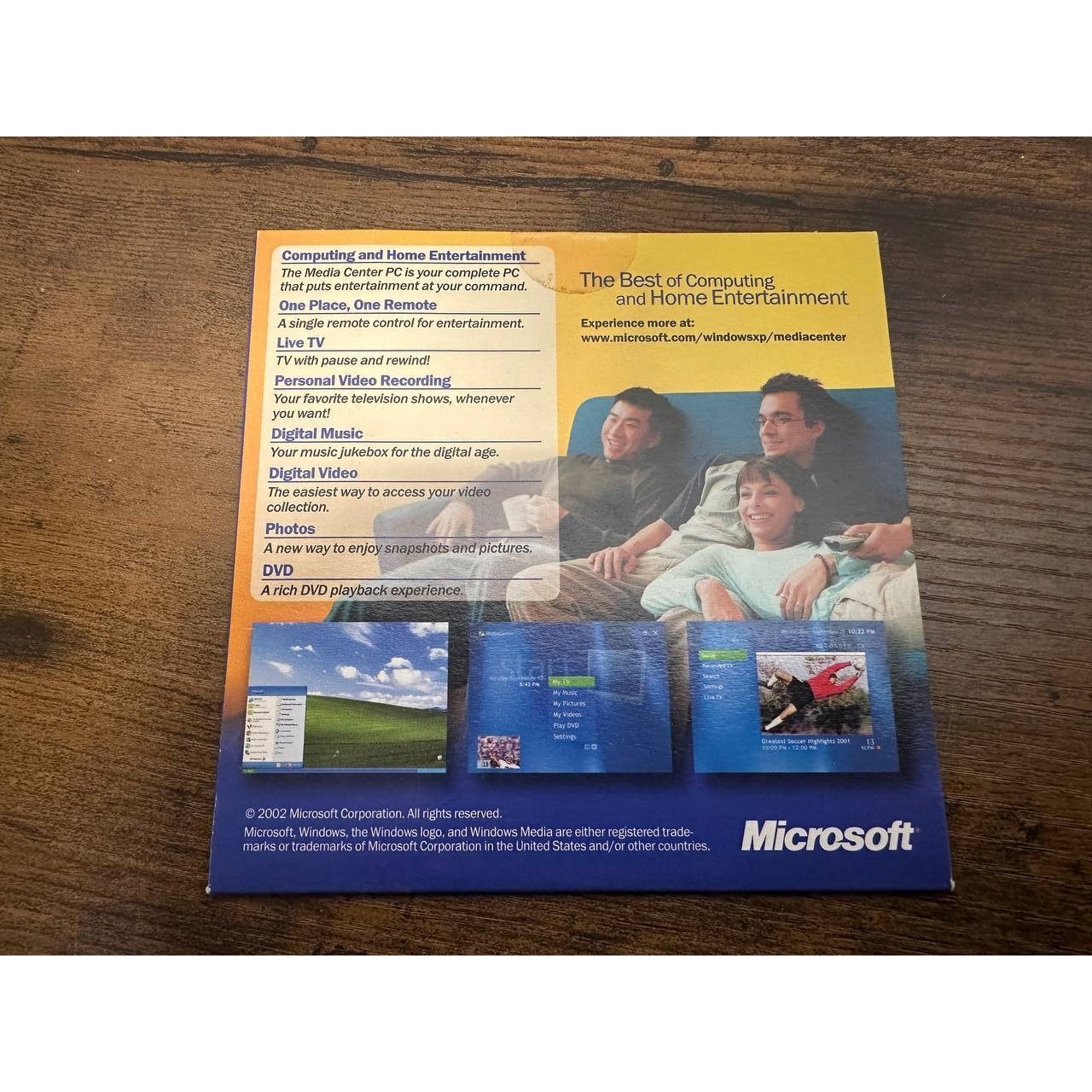 Microsoft Windows XP Media Center Edition Preview Demo CD Sealed – 059 (36)