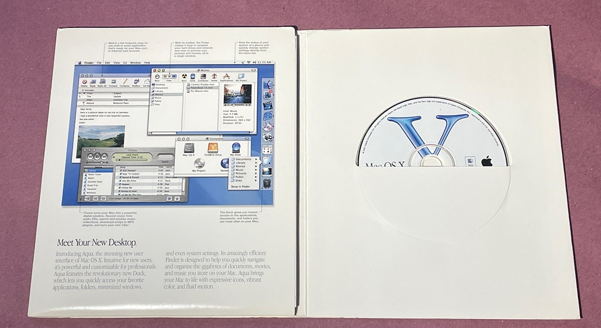 Apple Mac OS X Version 10.1 Upgrade CD