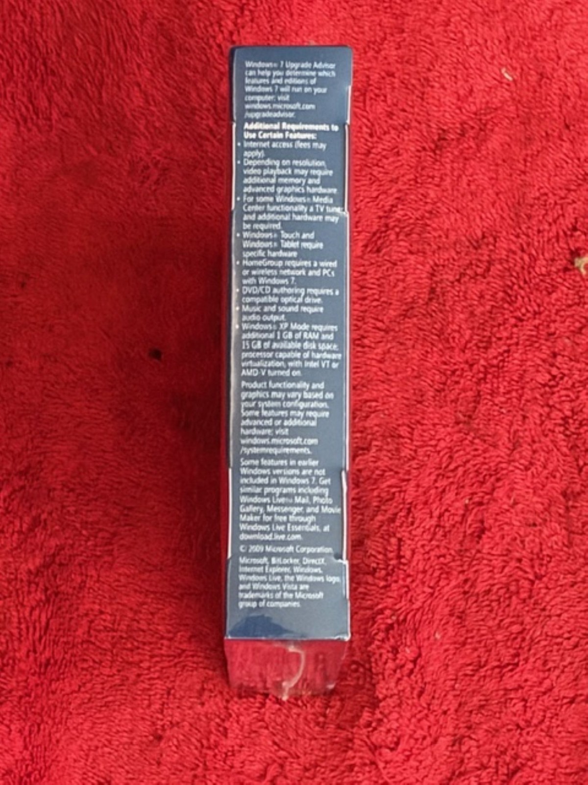 NEW Microsoft Windows 7 Professional Upgrade 32 & 64 Bit DVDs =SEALED RETAIL BOX