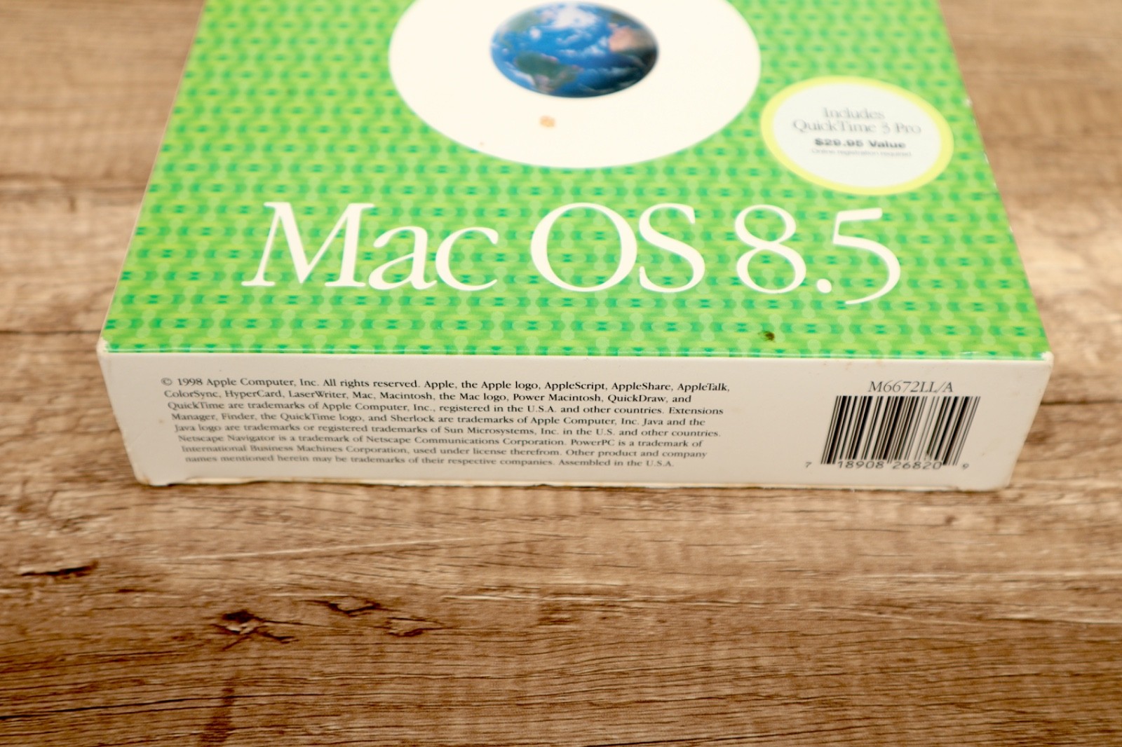 Apple Mac OS 8.5 Operating System – Retail Big Box CD-ROM with Manuals