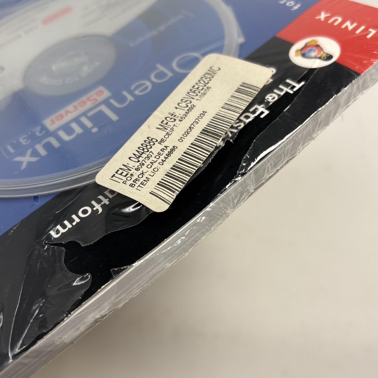 Open Linux 2.3 For Business Caldera Systems eServer New & Factory Sealed 2001