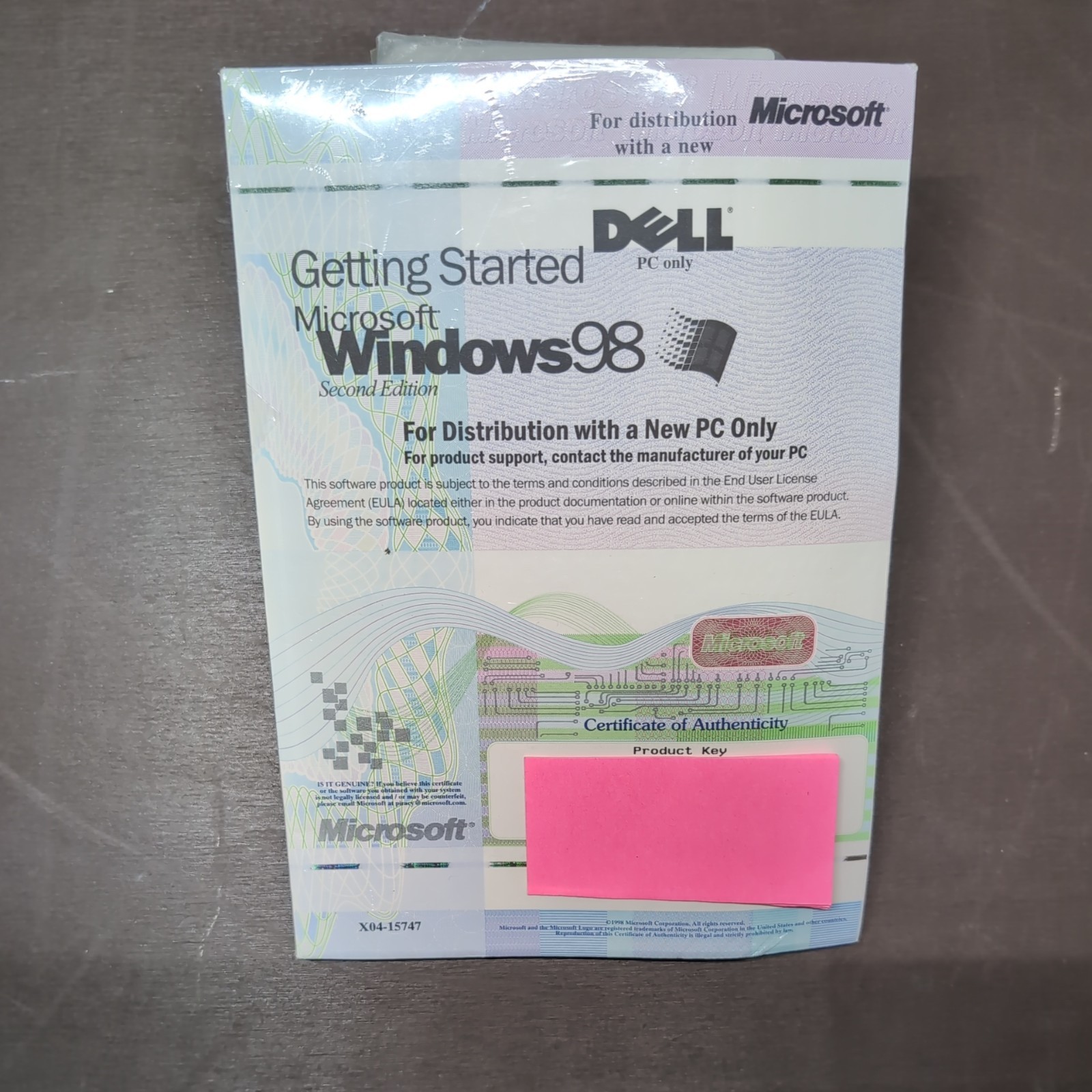 Microsoft Windows 98 SE 2nd Edition – NEW & Sealed!!!