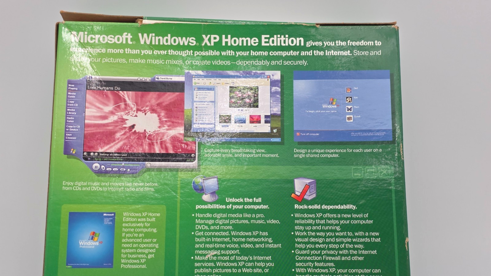 Microsoft Windows XP Home Edition Upgrade 2002 With Product Key Code