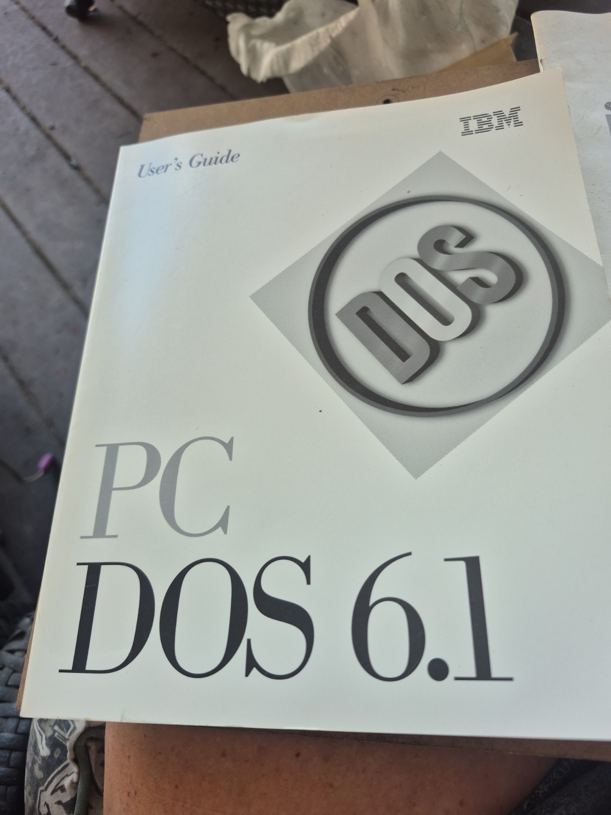 vintage IBM PC DOS 6.1 users guide manual And Data Compression guide