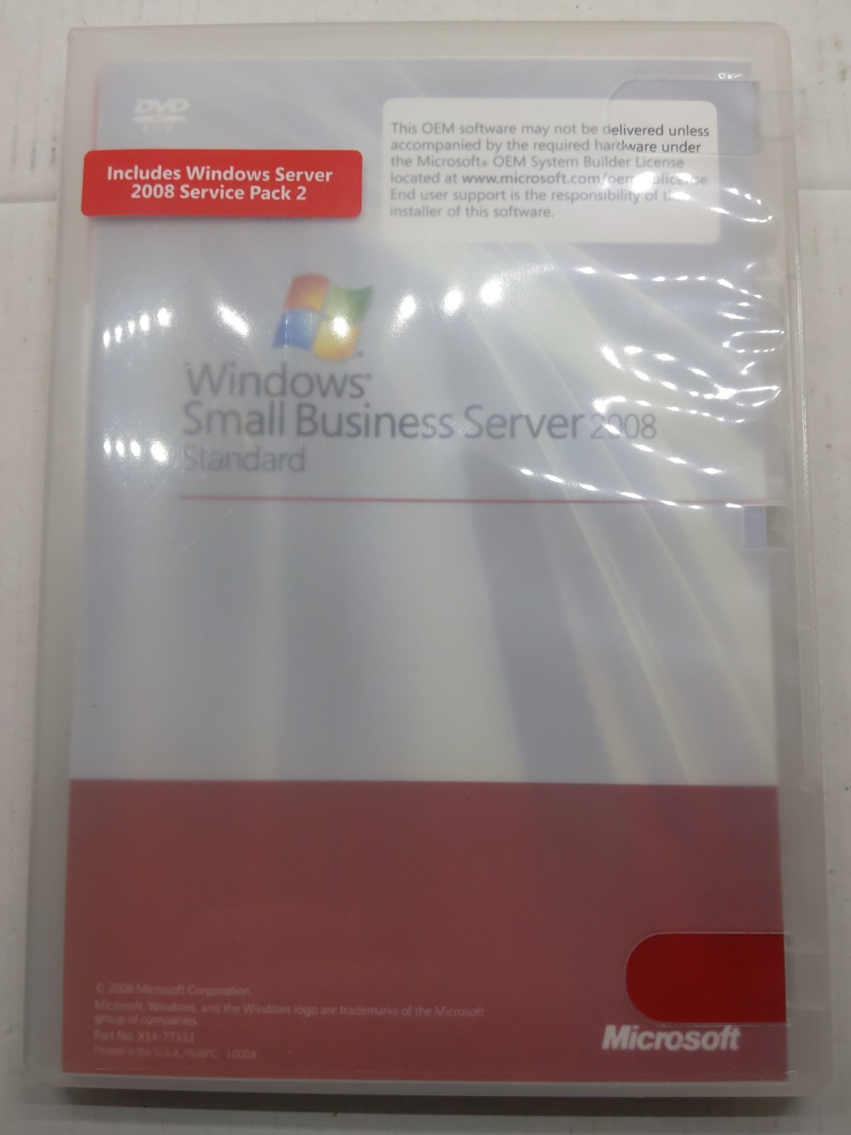 Microsoft Windows Small Business Server 2008 Std With SP2 & 5 CALs Product Key