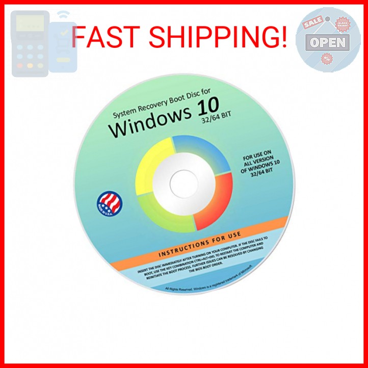 Ralix Reinstall DVD For Windows 10 All Versions 32/64 bit. Recover, Restore, Rep