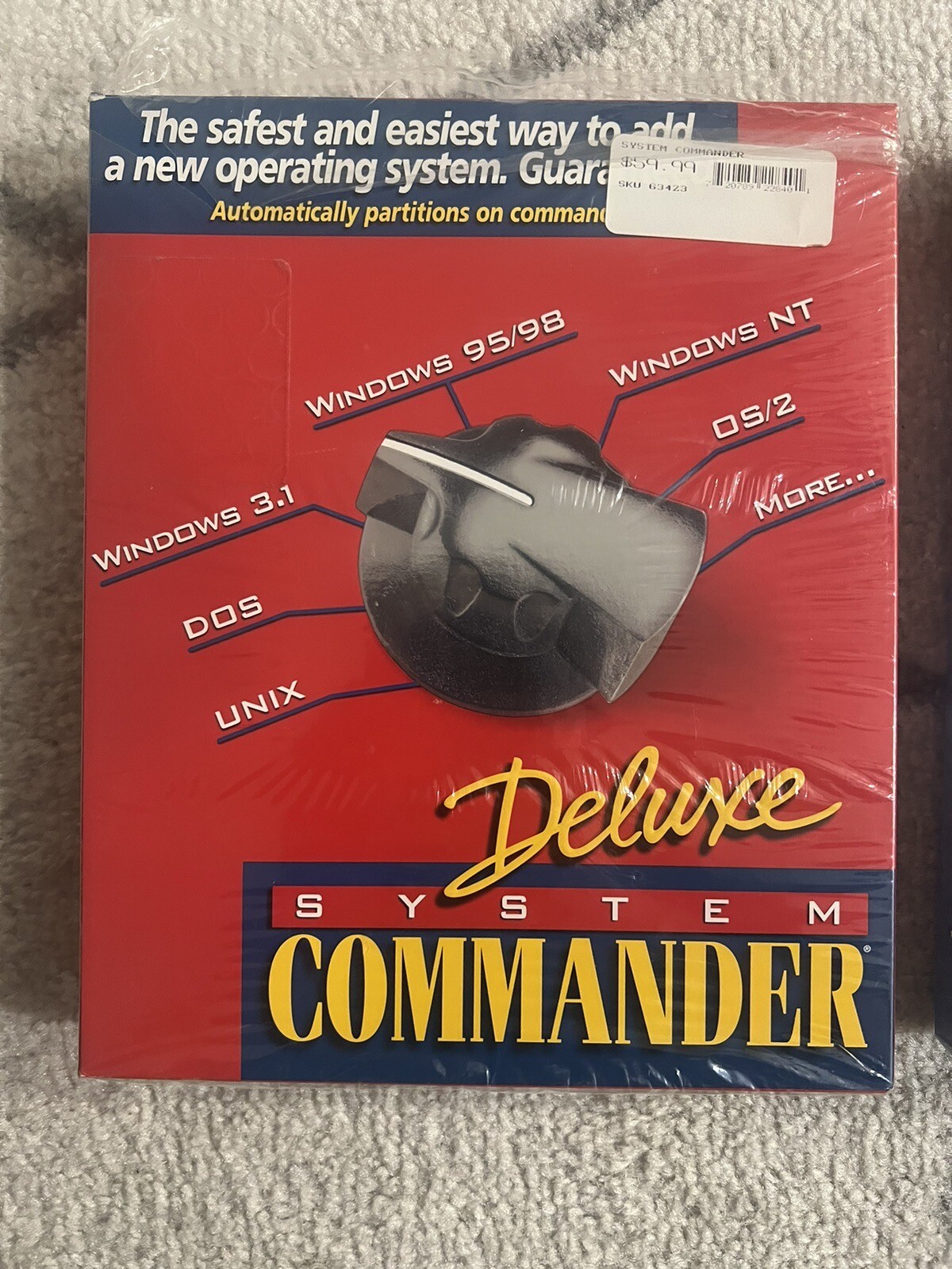 SYSTEM COMMANDER SPECIAL EDITION FOR WINDOWS 98 AND DELUX (missing) READ ALL!