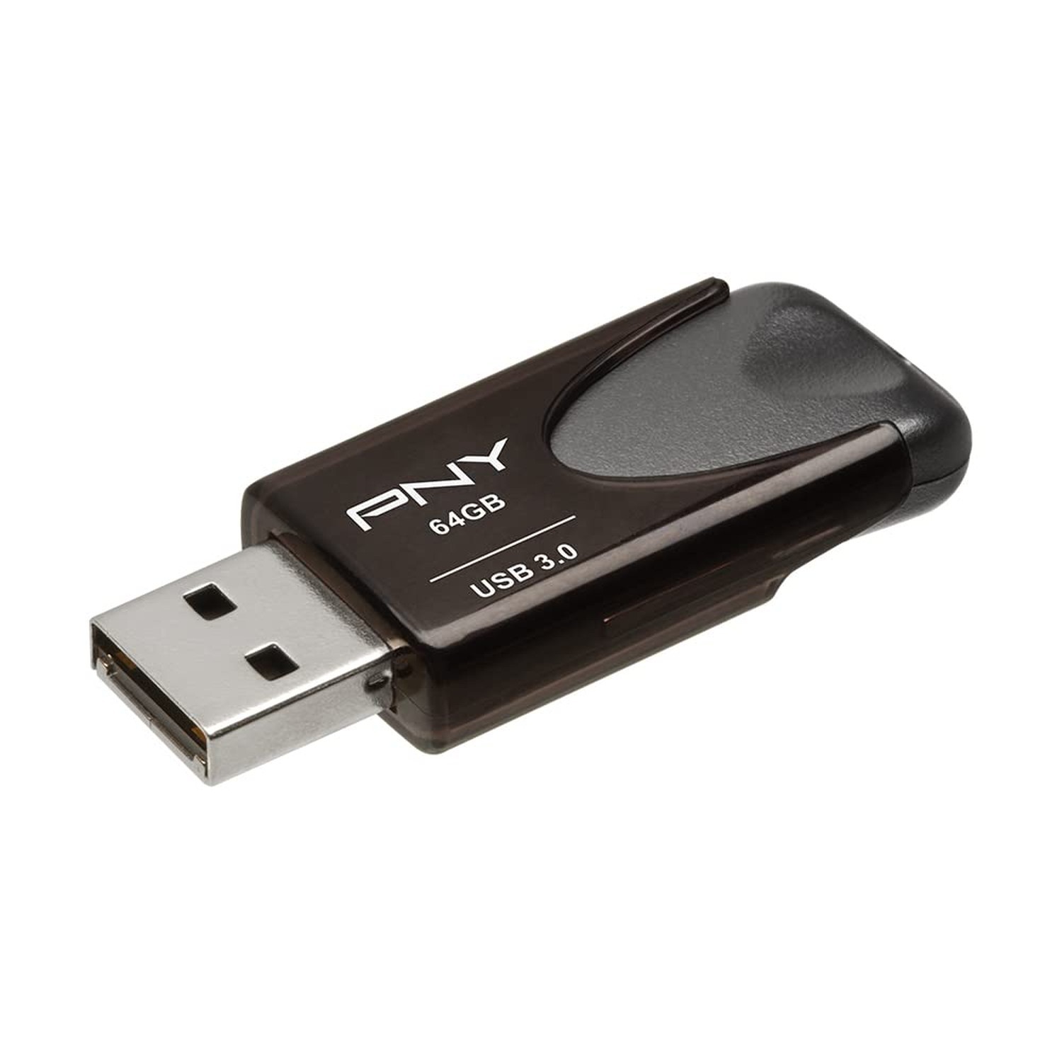 PNY 64GB Turbo Attache 4 USB 3.0 Flash Drive 1 Count (Pack of 1)