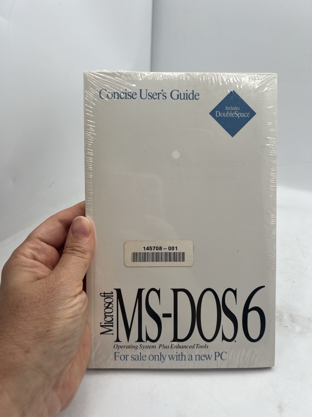 Microsoft MS-DOS 6 Operating System User Guide Original New W/COA SEALED NO DISC