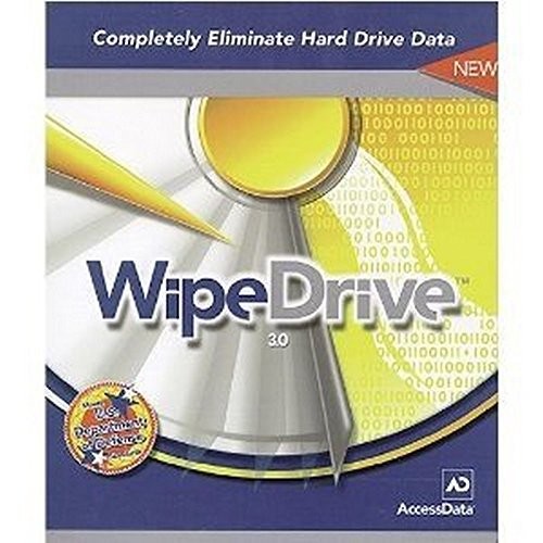 WipeDrive 3.0 Completely Erases Your Hard Drive for Windows XP, 2000, NT, Me, 9x