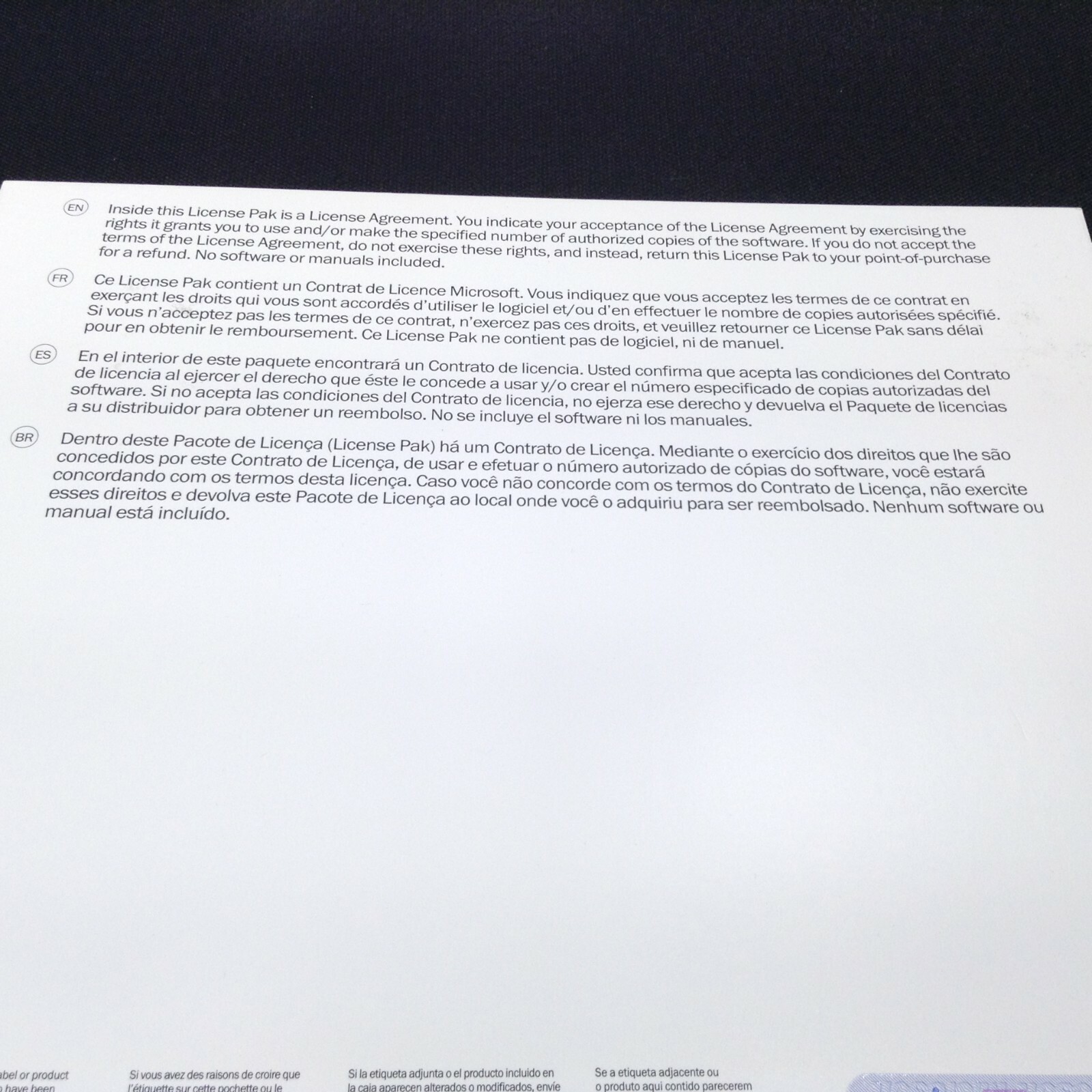 LOT of 5 Microsoft Windows PRO 2000 Professional License Pak UNOPENED / SEALED