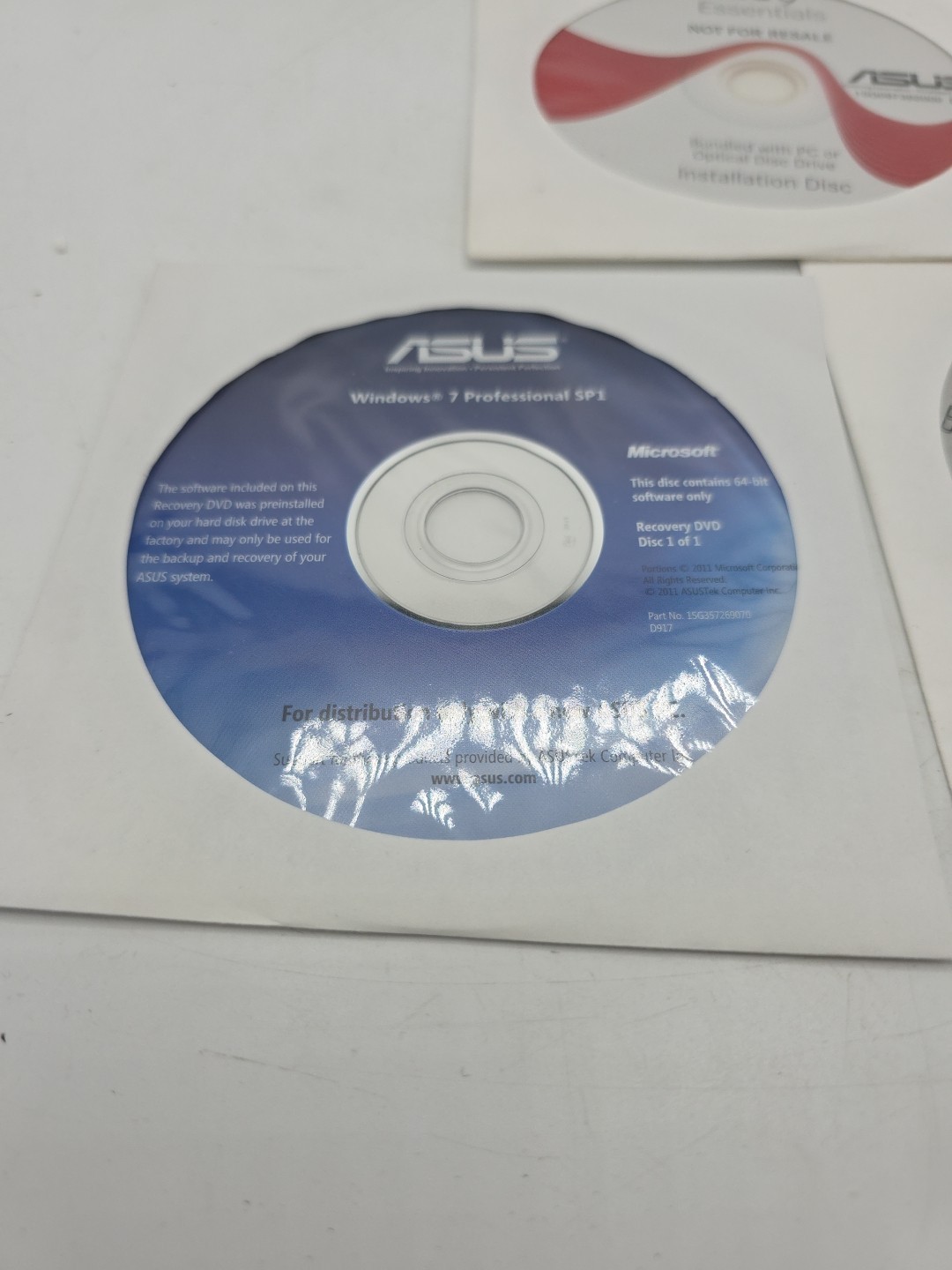 BLACK 9 Essentials + ASUS WIN 7 SP1 RECOVERY + PC DRIVER BM6630 BM6330 BM6230