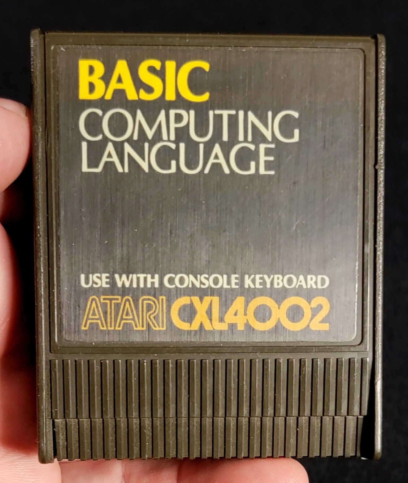 Atari Basic Computing Language CXL4002 Cartridge 400/800
